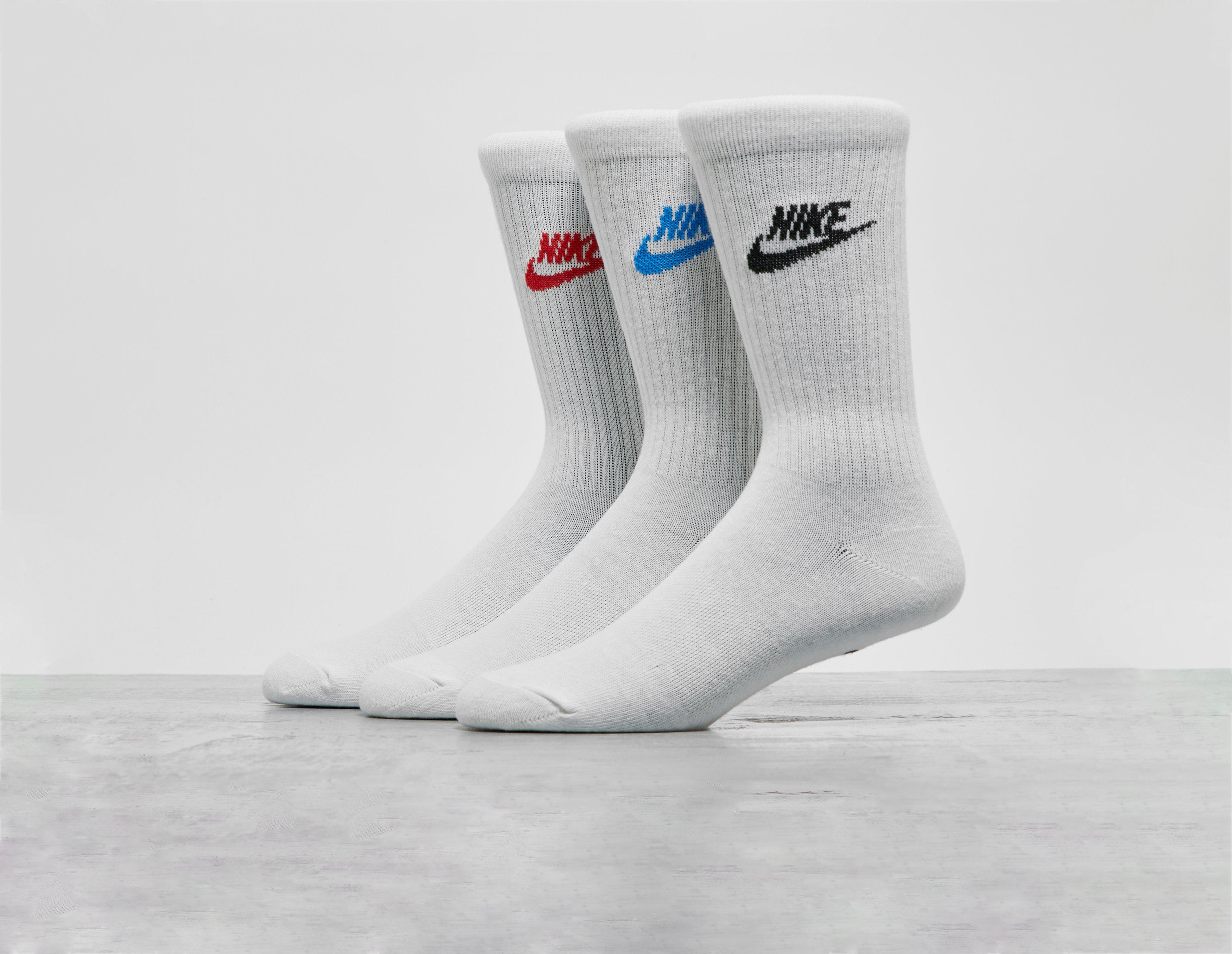 Lot de 3 paires de chaussettes Nike en blanc pour garçon (3-16 ans), Galeries Lafayette