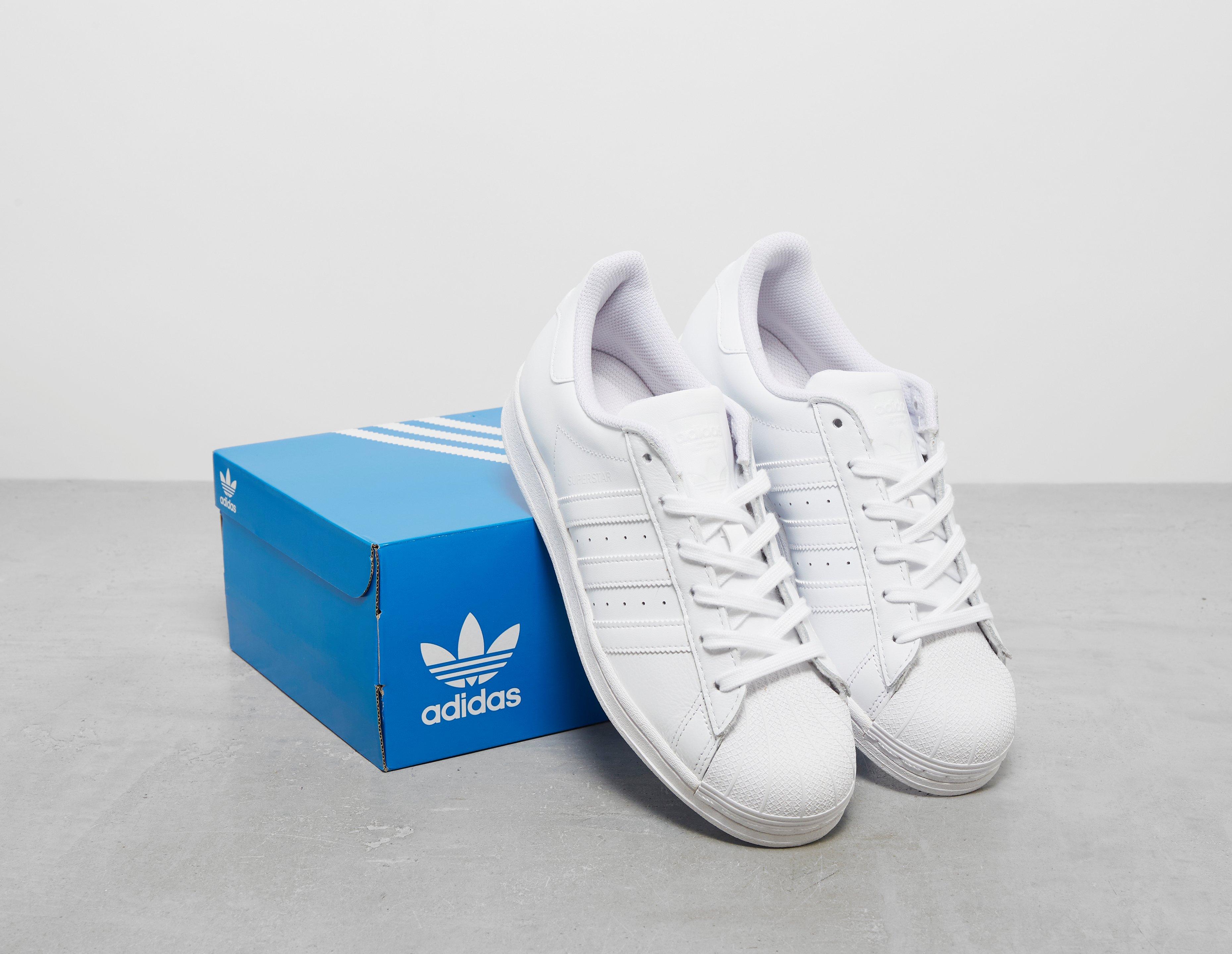 Plain white adidas hotsell