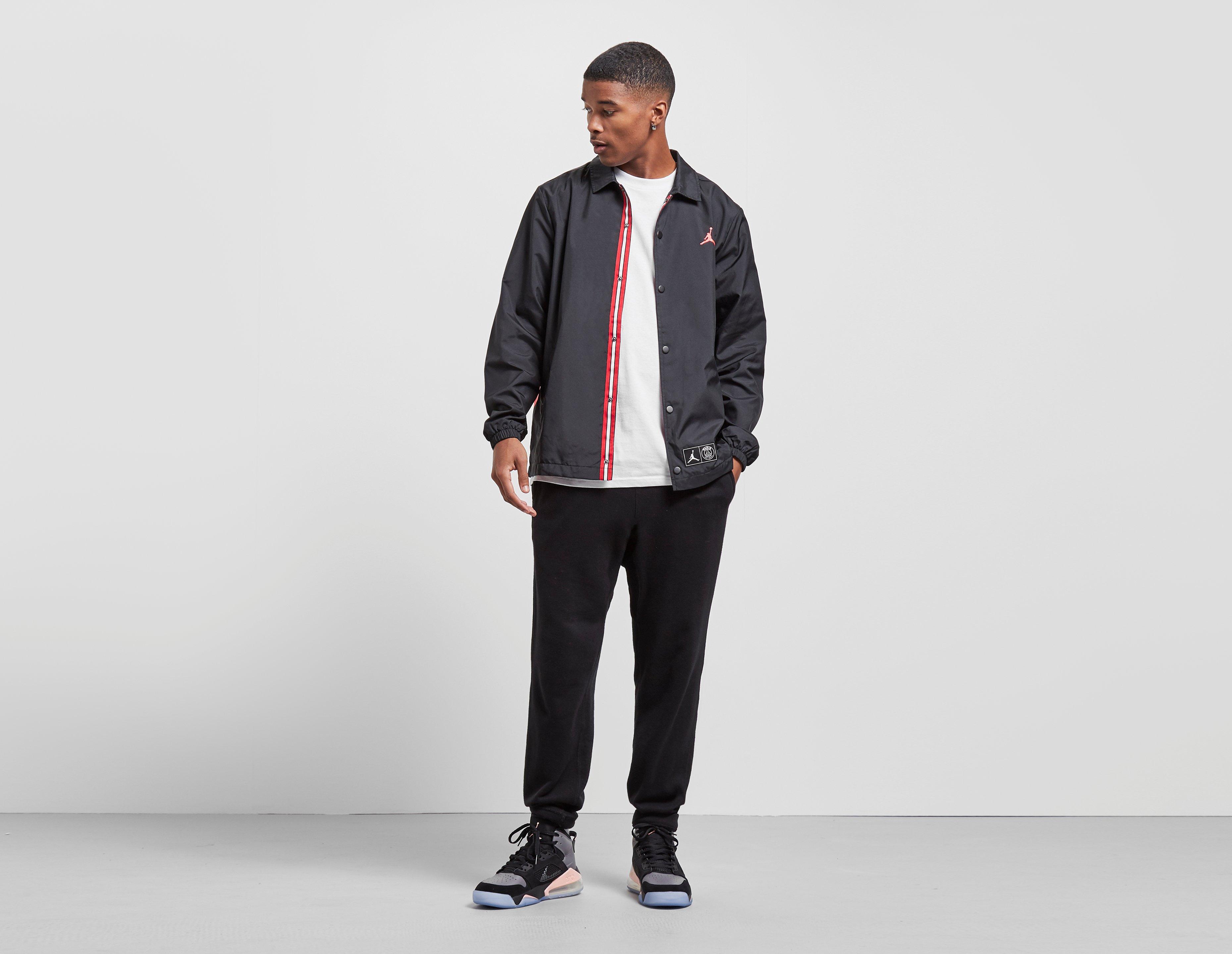 jordan x psg coach jacket