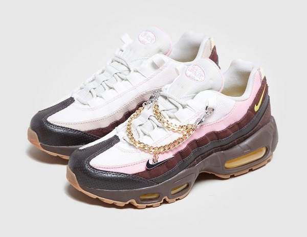 Brown Nike Air Mission On Feet And Ankle Area Cuban Link Women S Worldarchitecturefestival