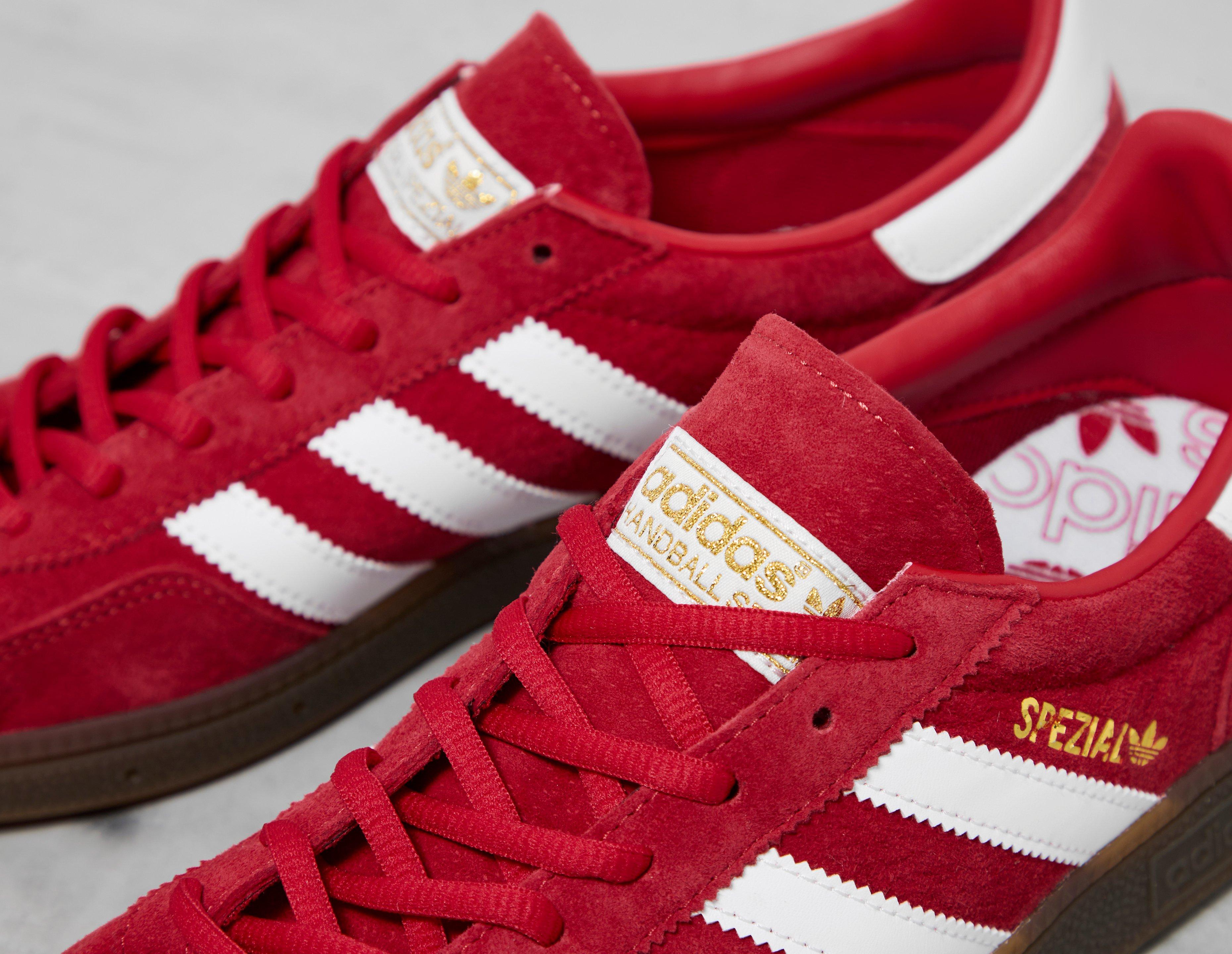 Adidas spezial cheap red and white