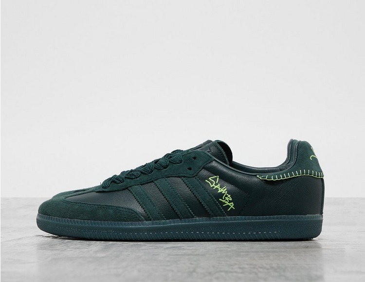 カスタム adidas Samba Jonah Hill Green - 靴