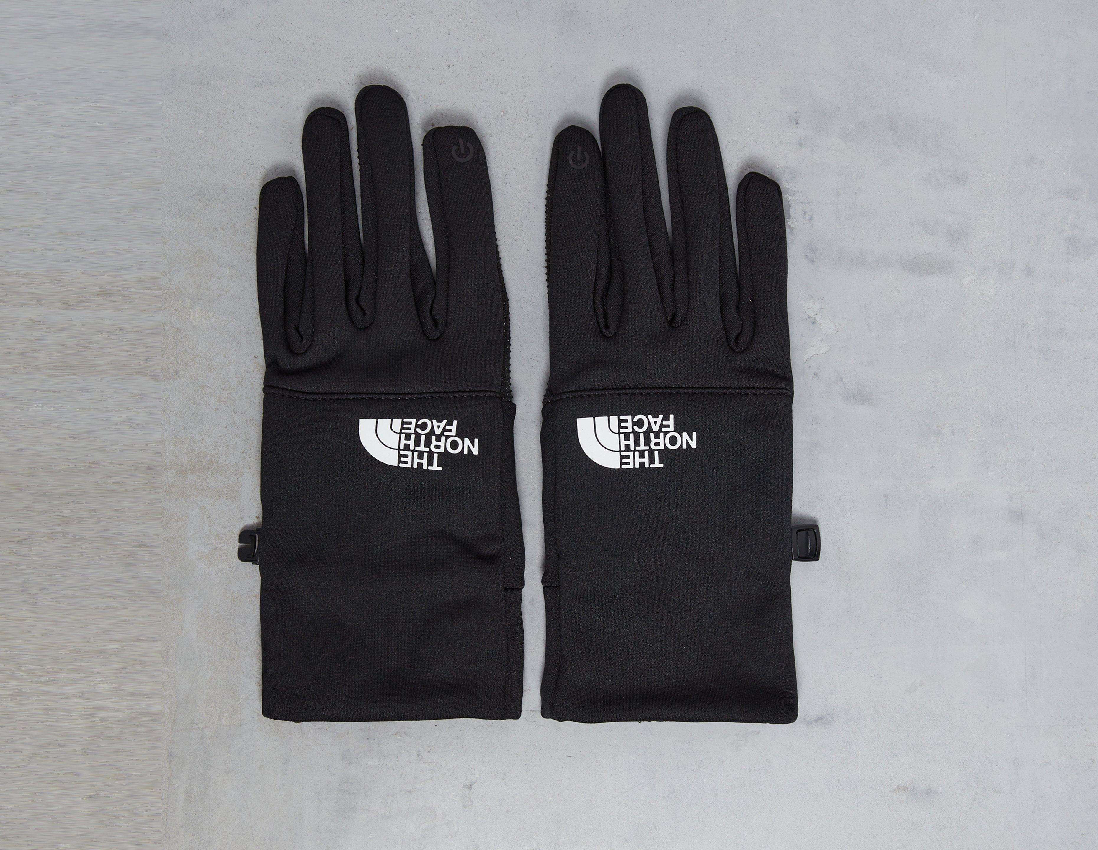 Black north shop face gloves