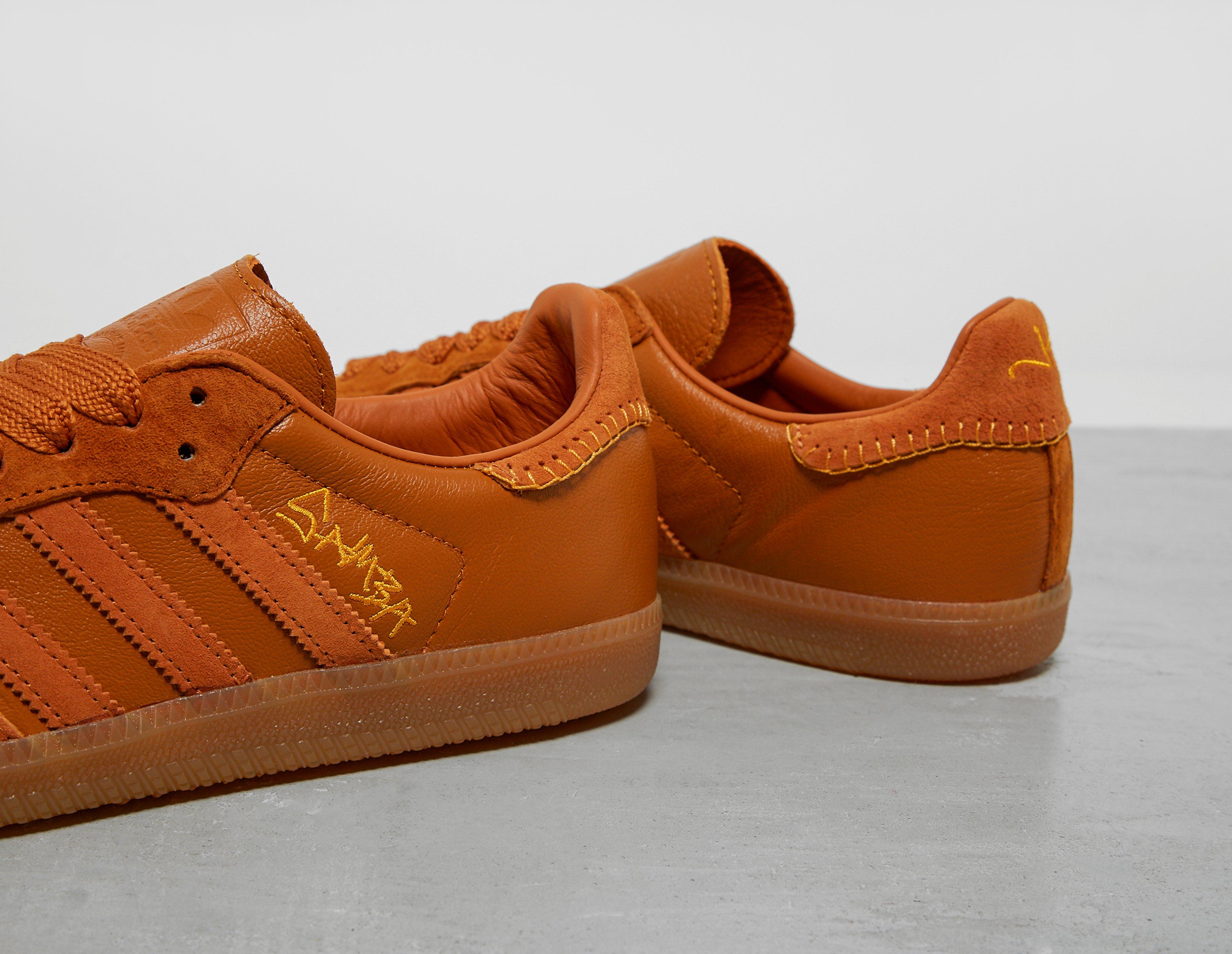 orange adidas samba