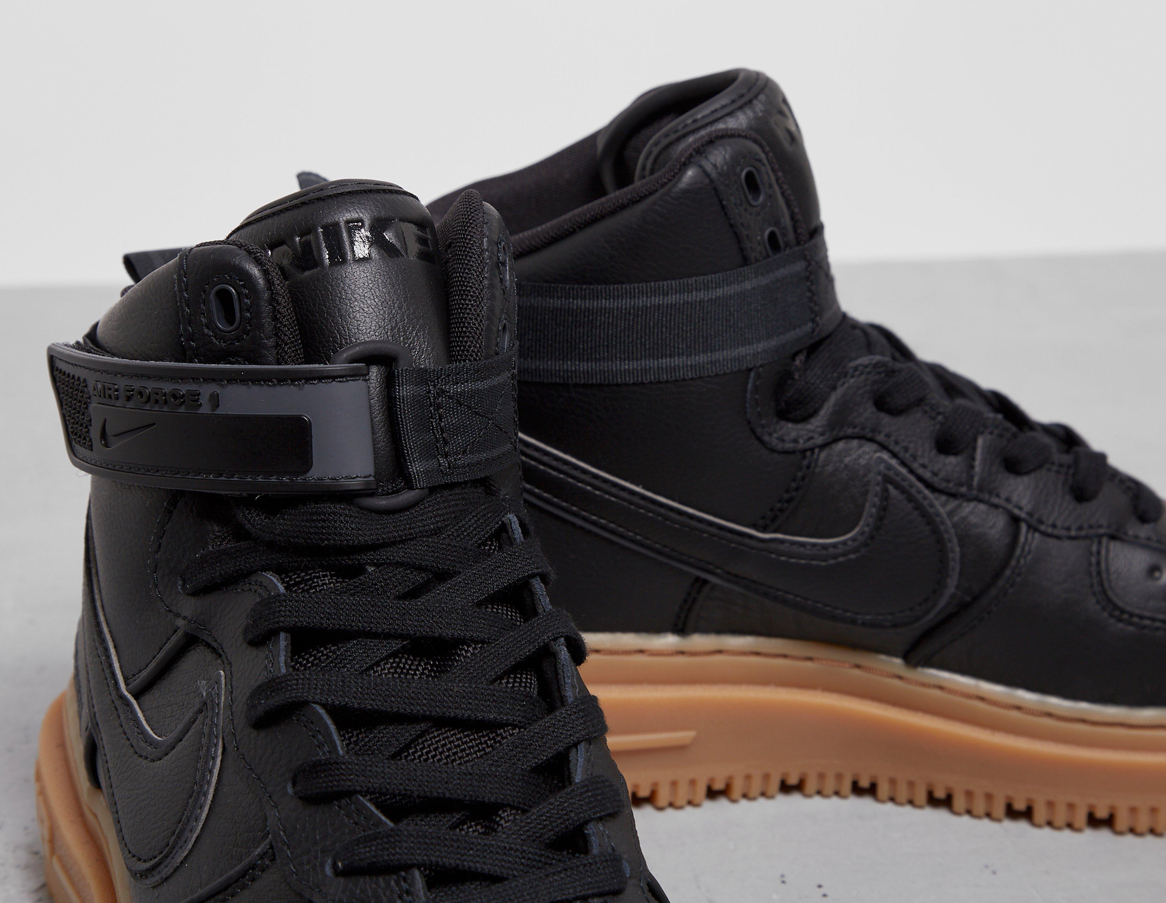 air force 1 boots black