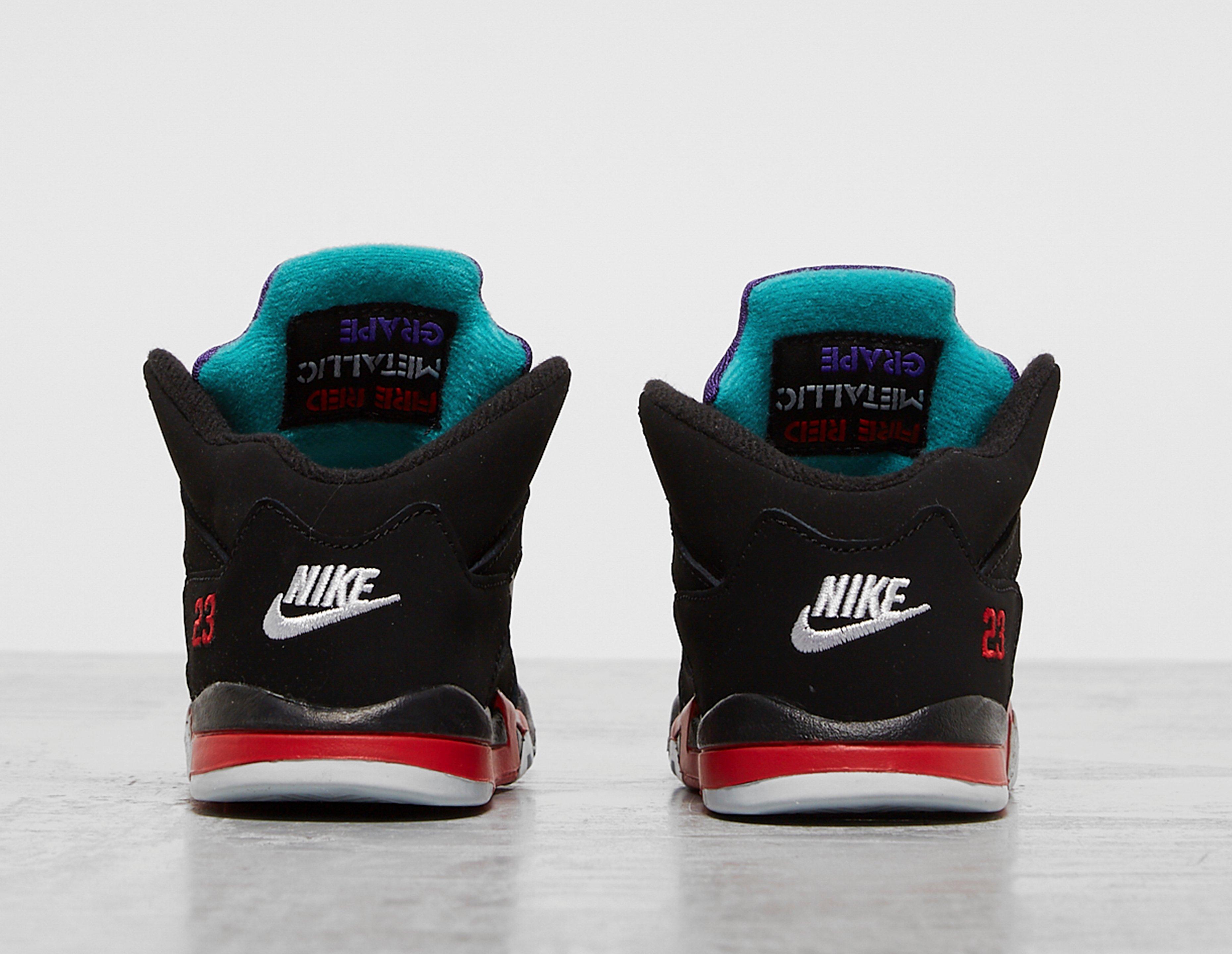 Black Jordan Air 5 Retro Infant 