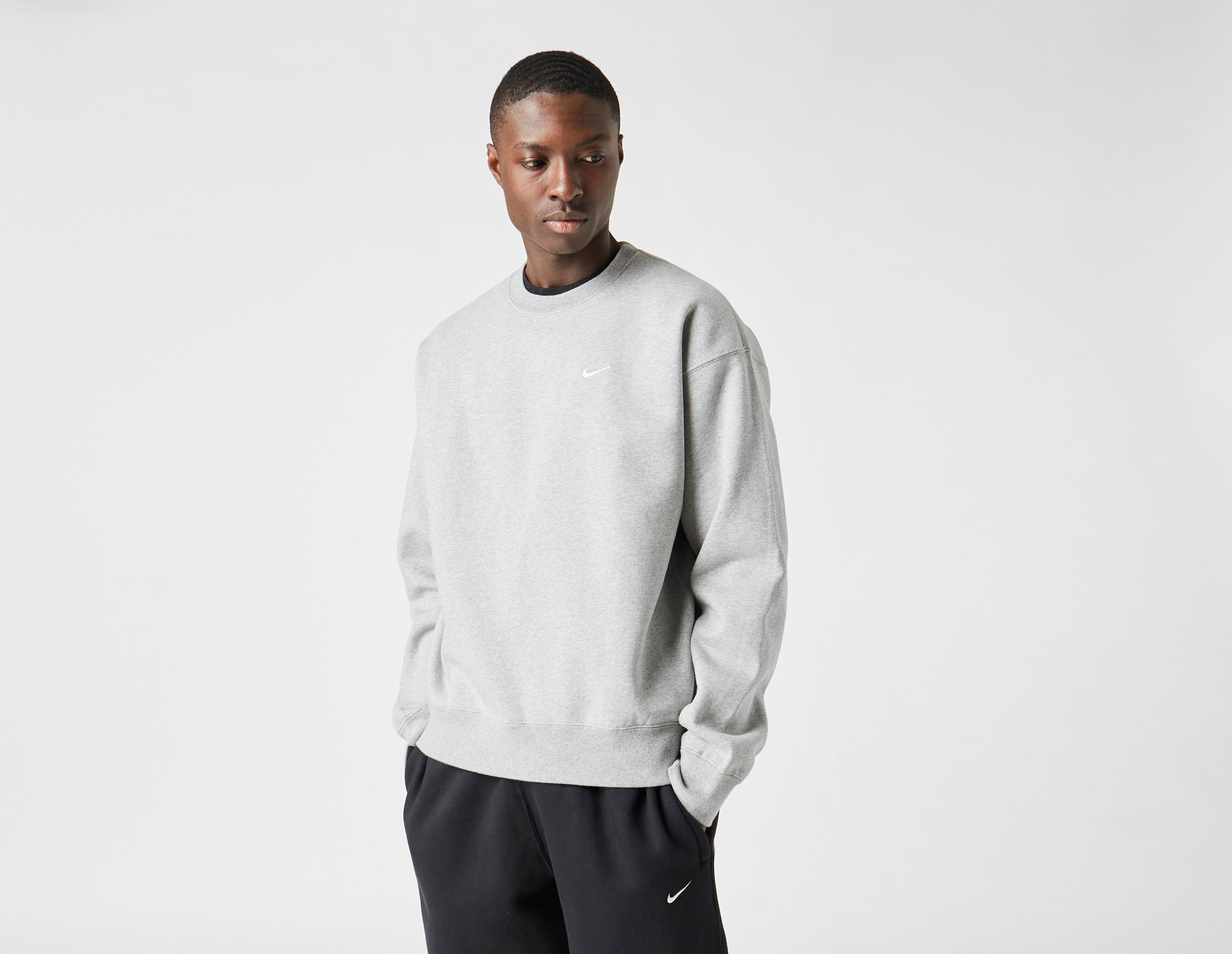 Grey Nike NRG Premium Essentials Crew Neck Sweatshirt