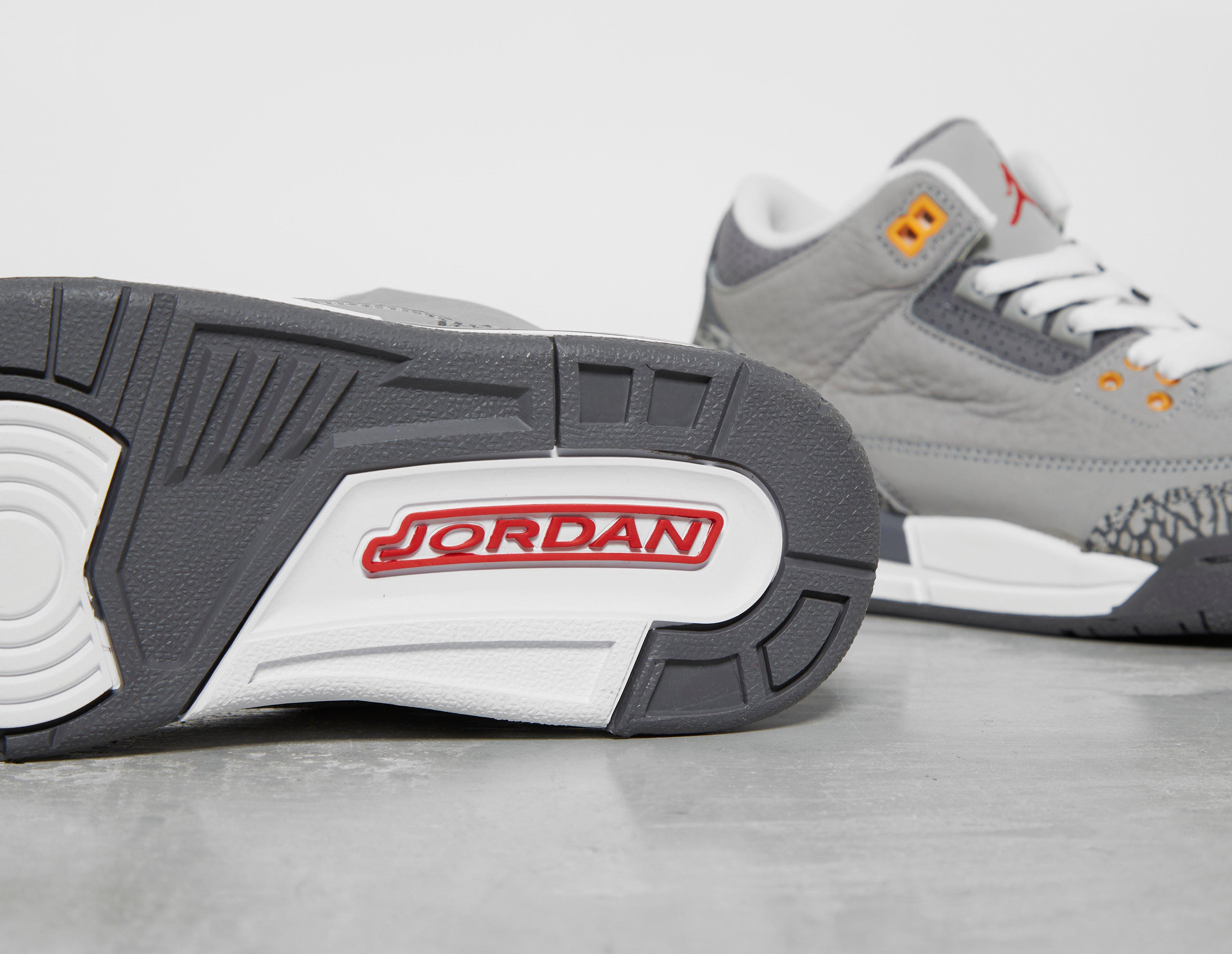 grey jordans junior
