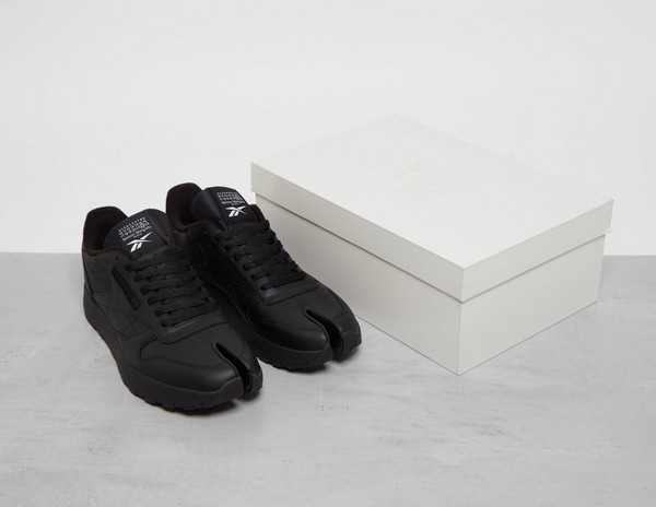 Black Reebok X Maison Margiela Classic Leather Tabi Sciaky