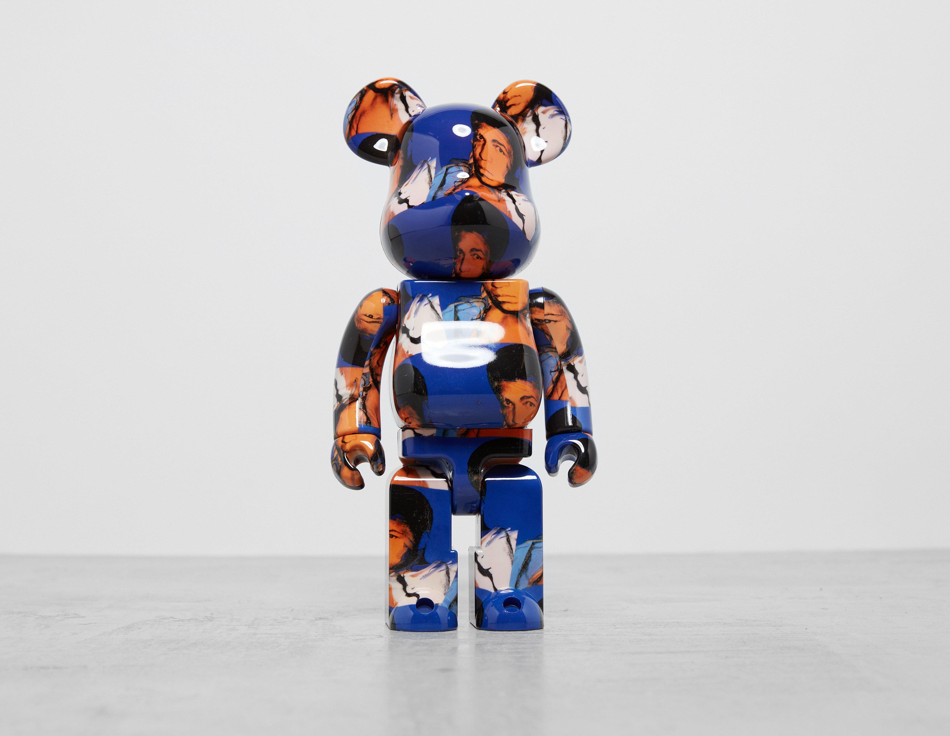 Blue Medicom Andy Warhol's Muhammad Ali BE@RBRICK 100% & 400