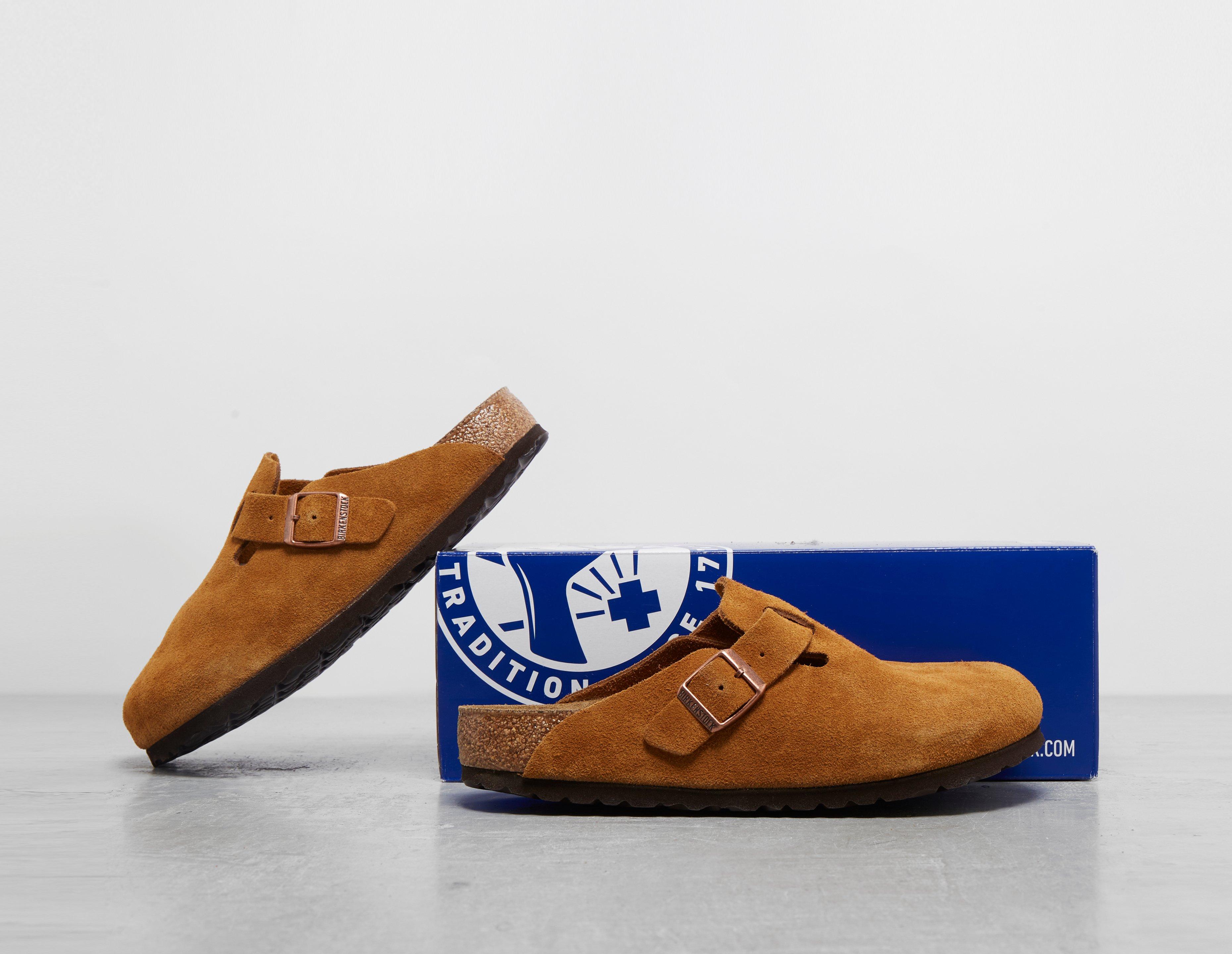 Brown Birkenstock Boston Soft Footbed Womens | Footpatrol