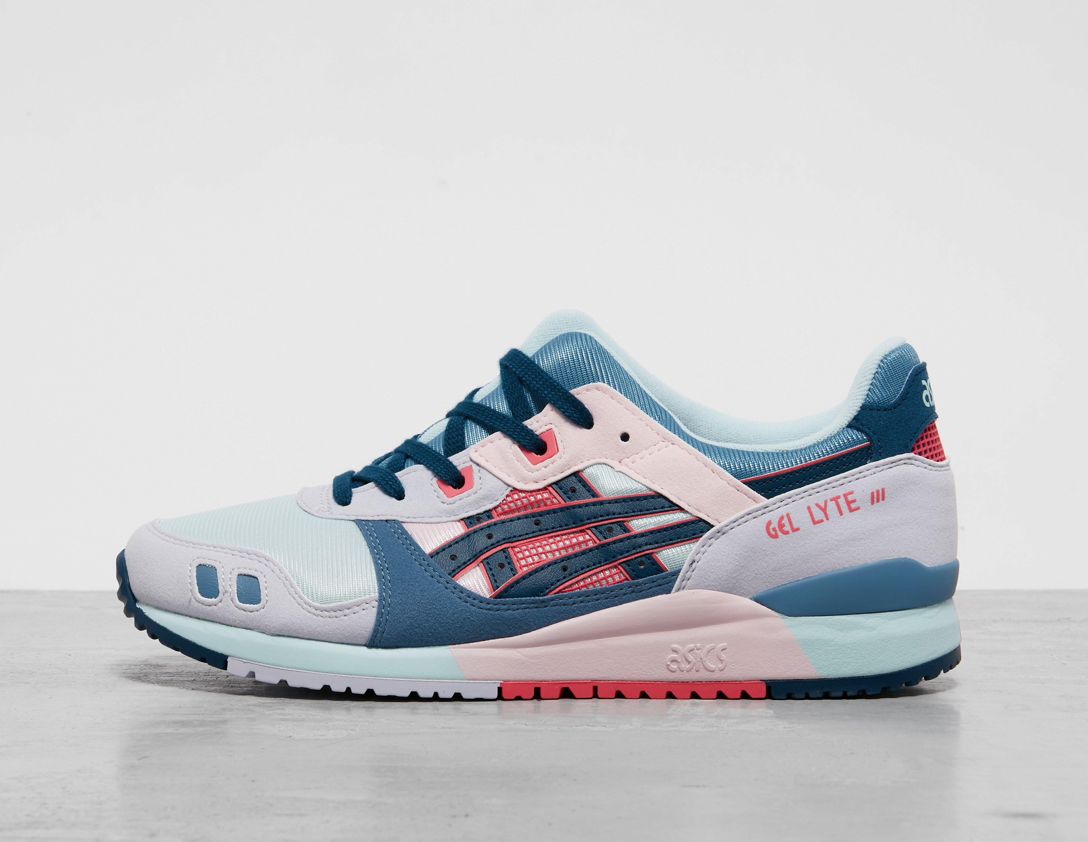 asics gel lyte iii blue pink