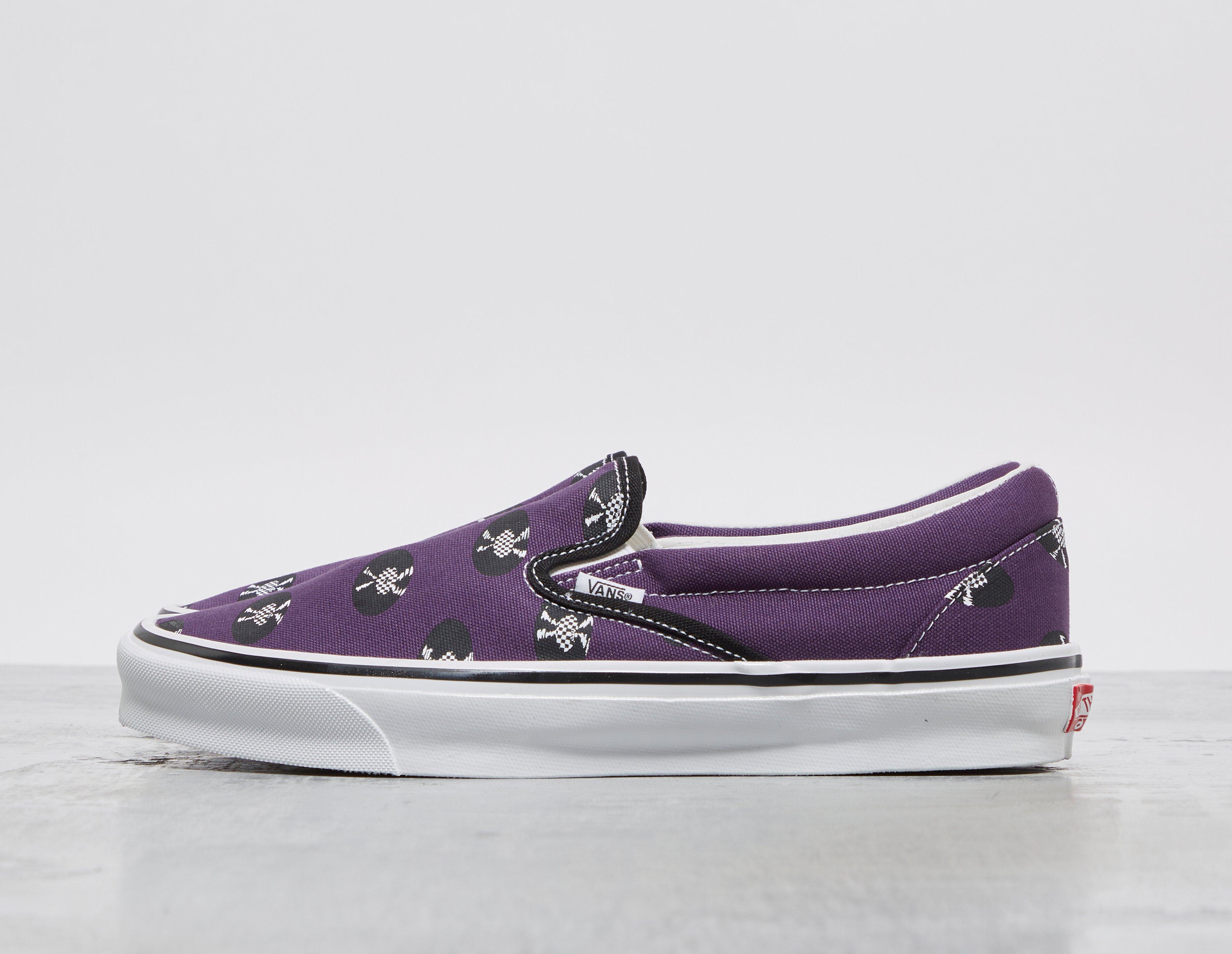 mauve vans slip ons