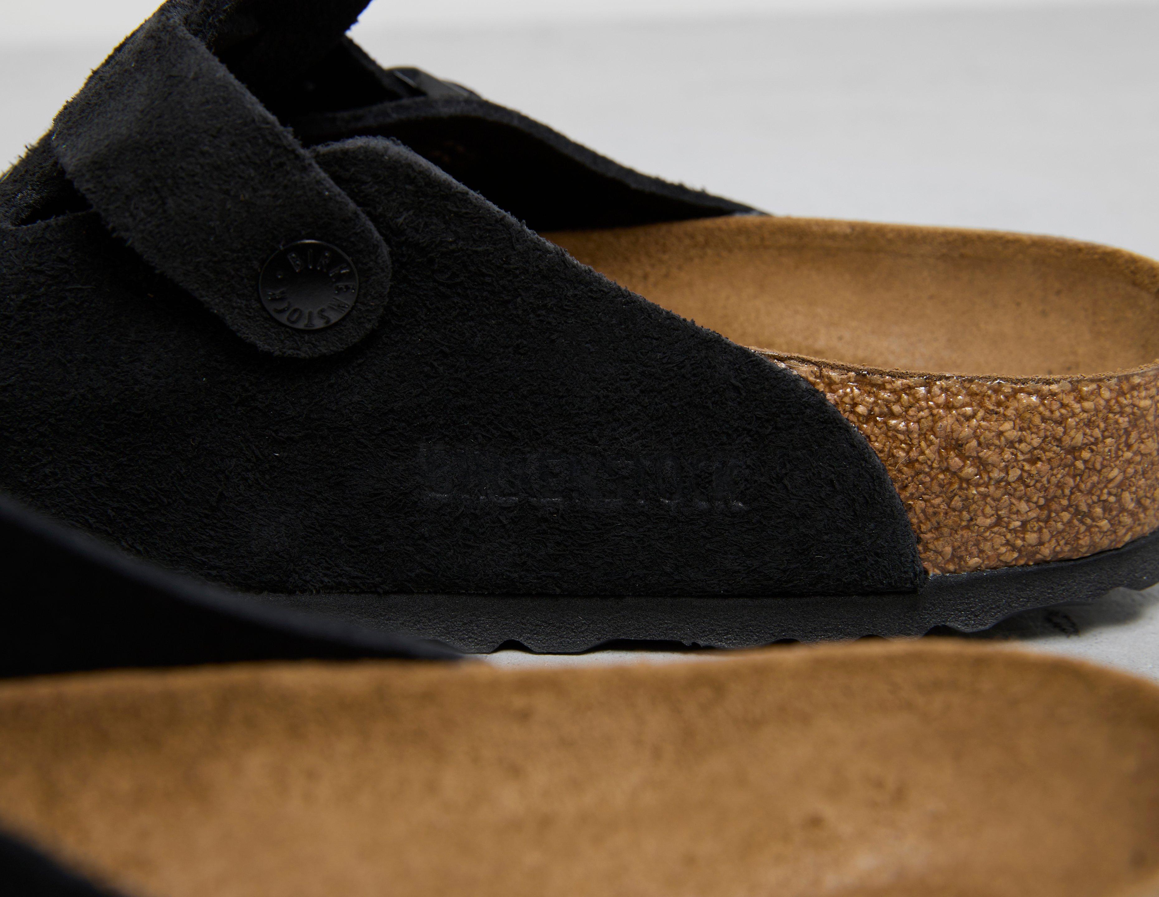 Birkenstock boston black suede online