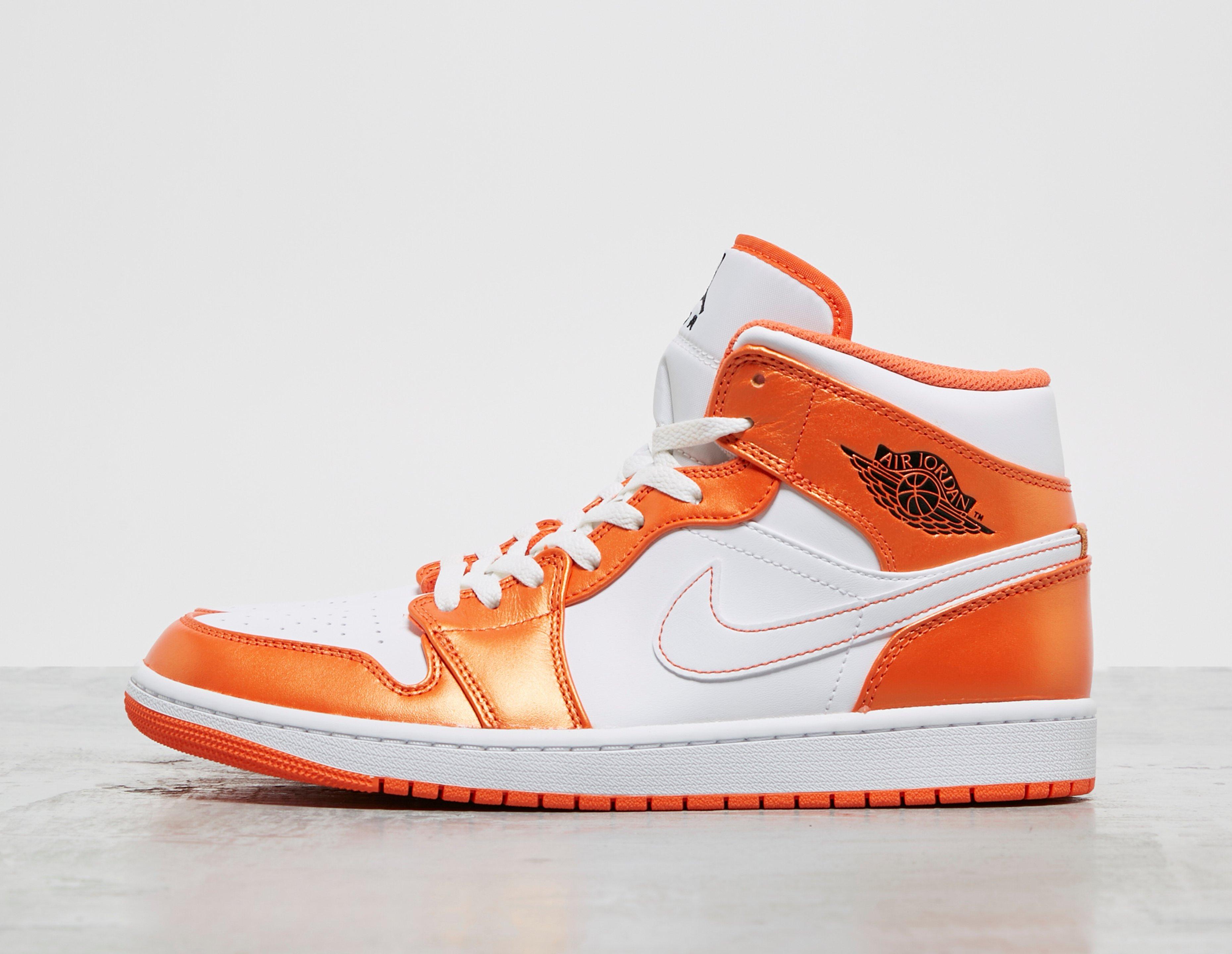 jordan mid 1 metallic orange