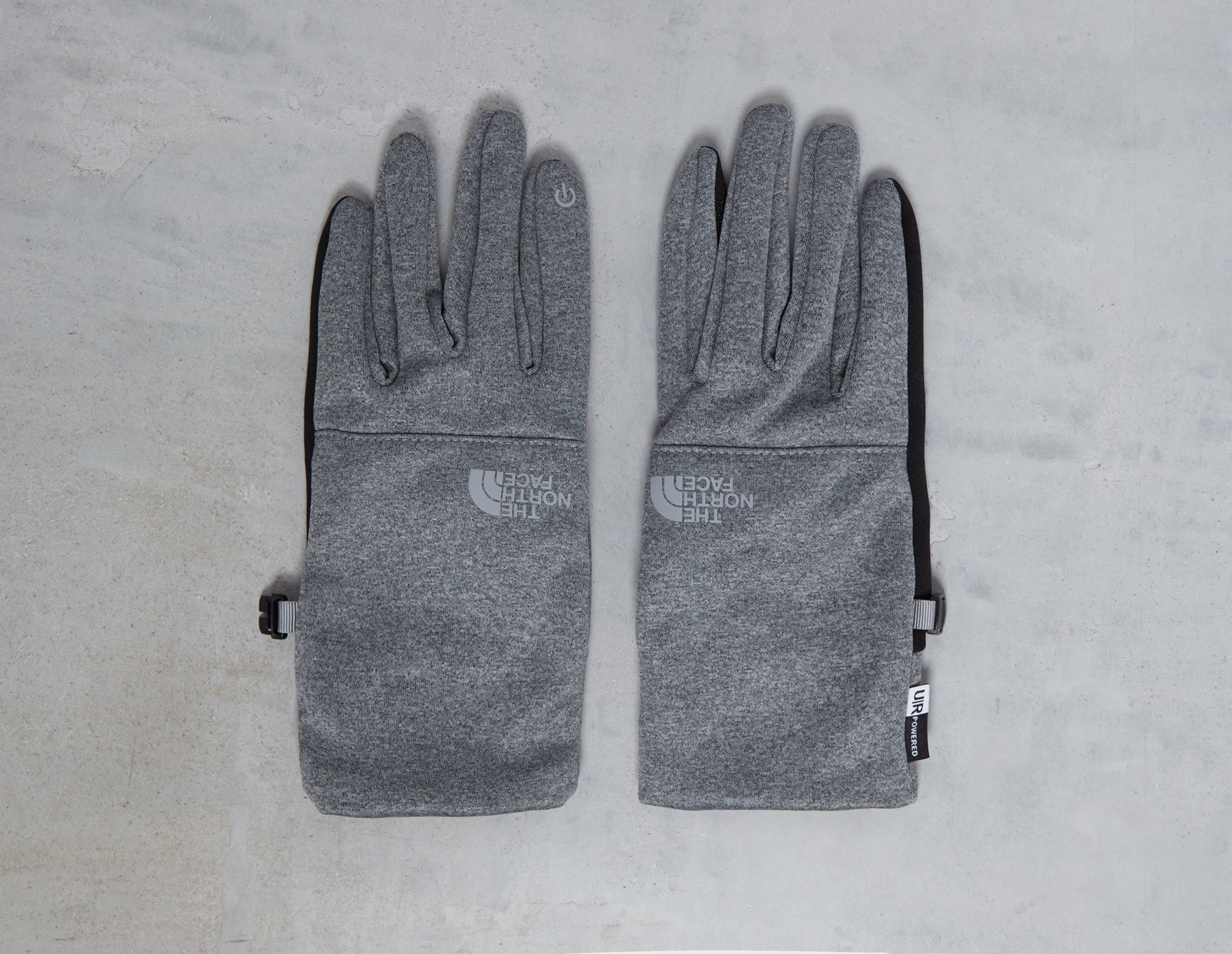 North face etip gloves hot sale grey