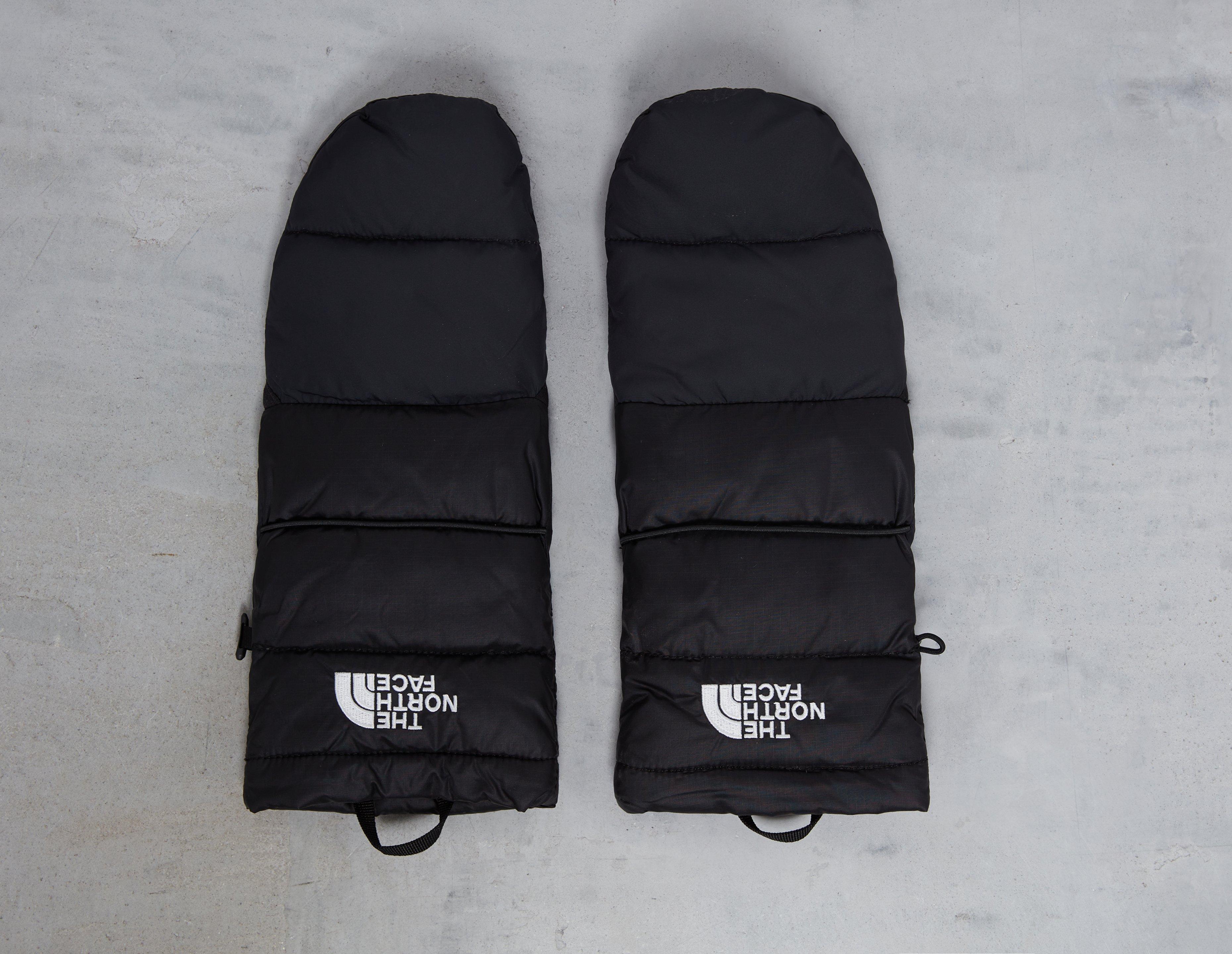 Black The North Face Nuptse Convertible Mittens Footpatrol