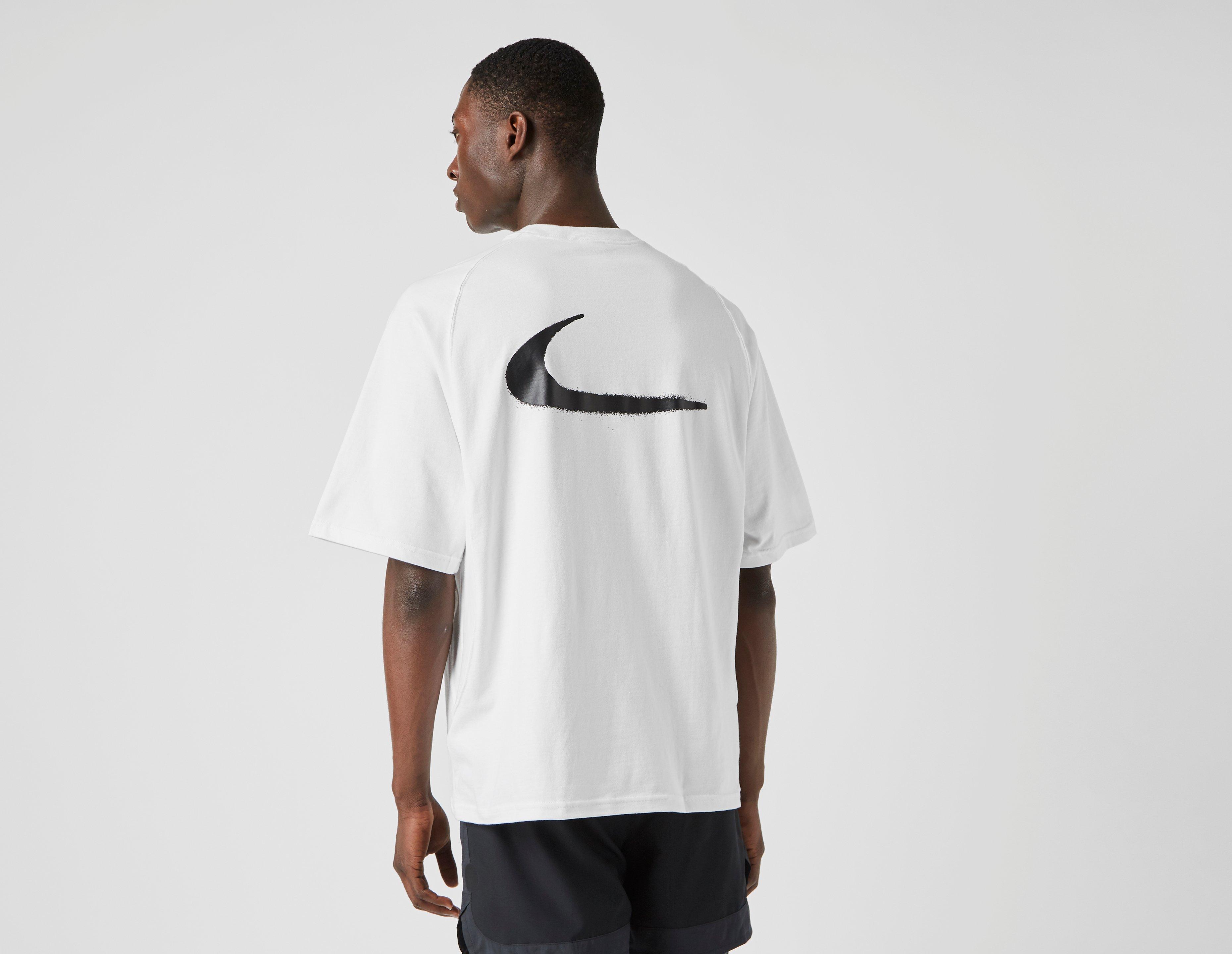 nike logo shirt off white