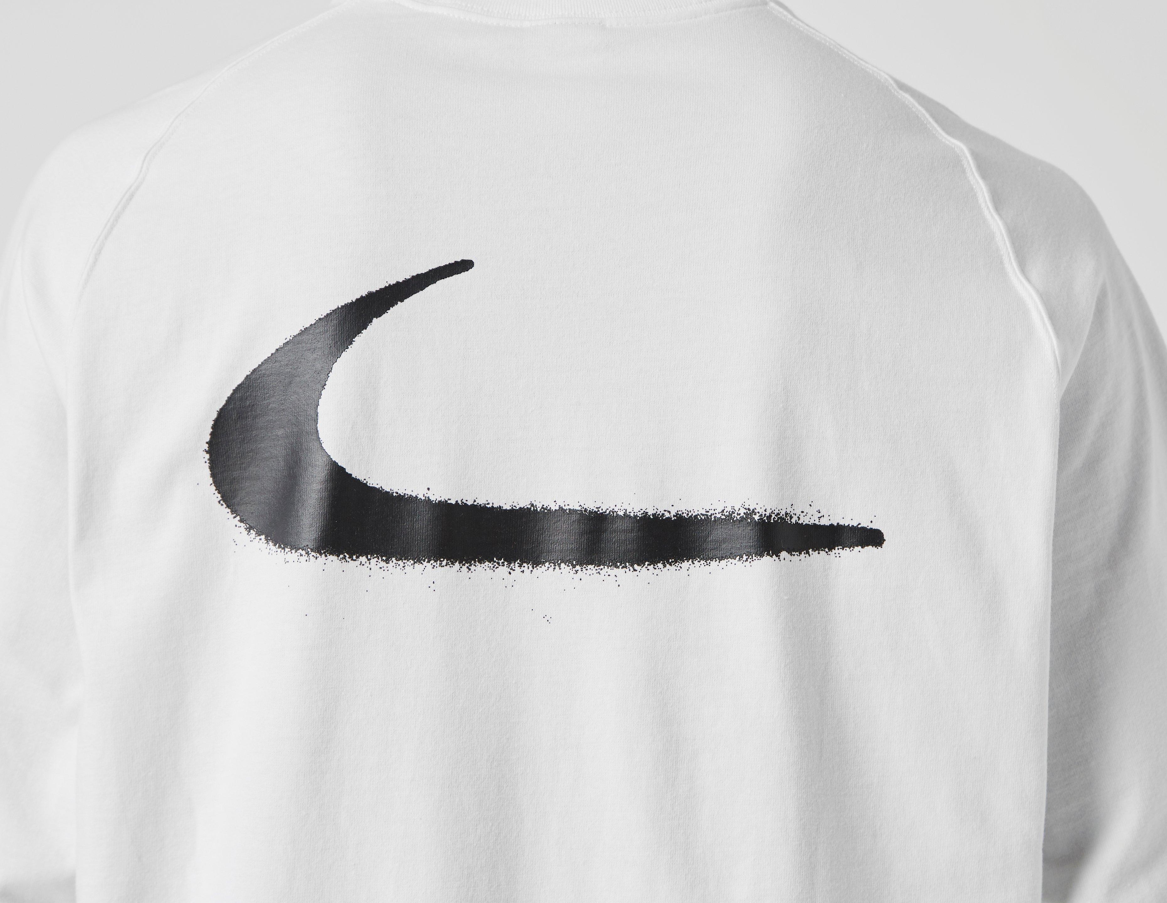 nike logo shirt off white