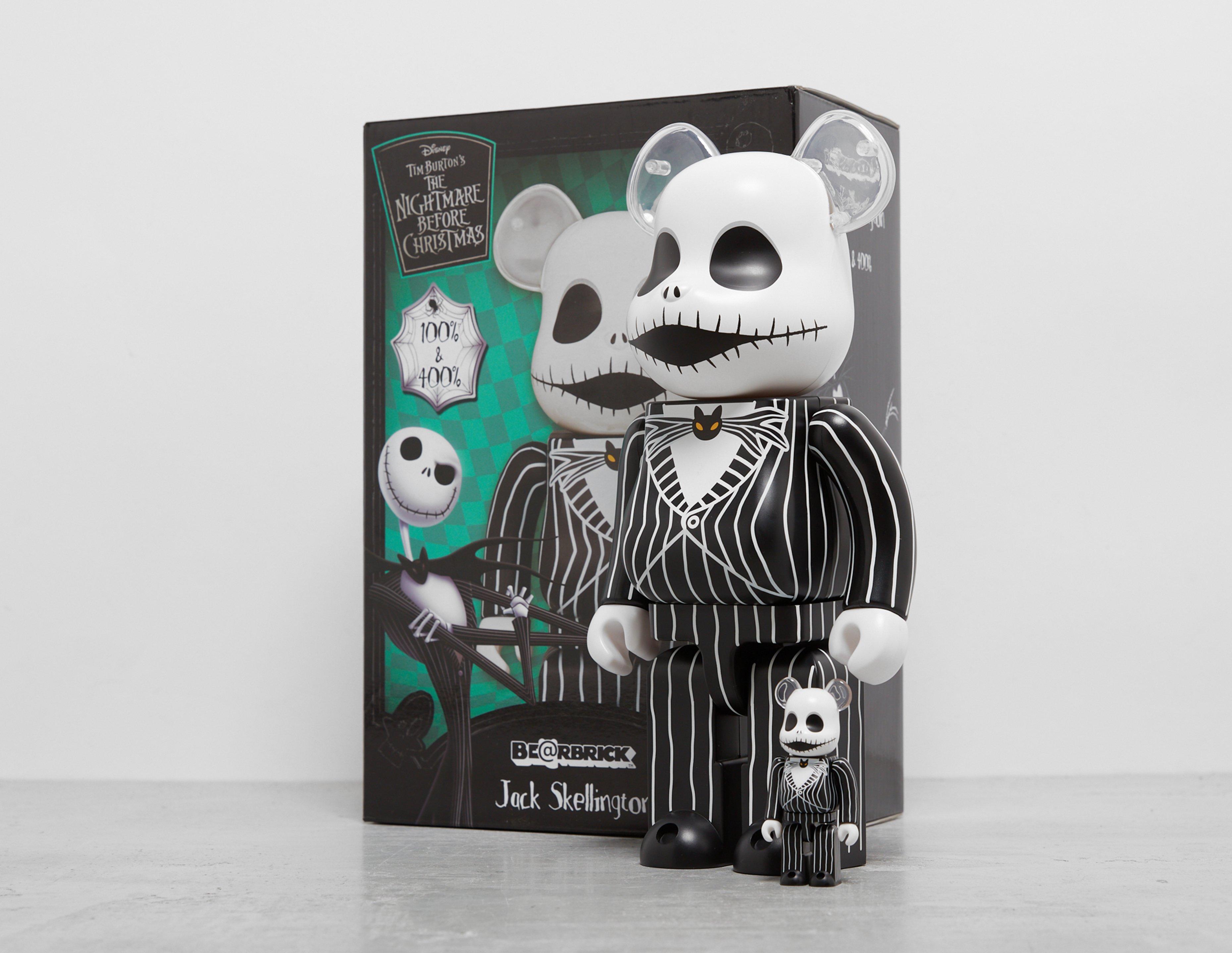 Multi Medicom BE@RBRICK Jack Skellington 100% & 400% | ParallaxShops