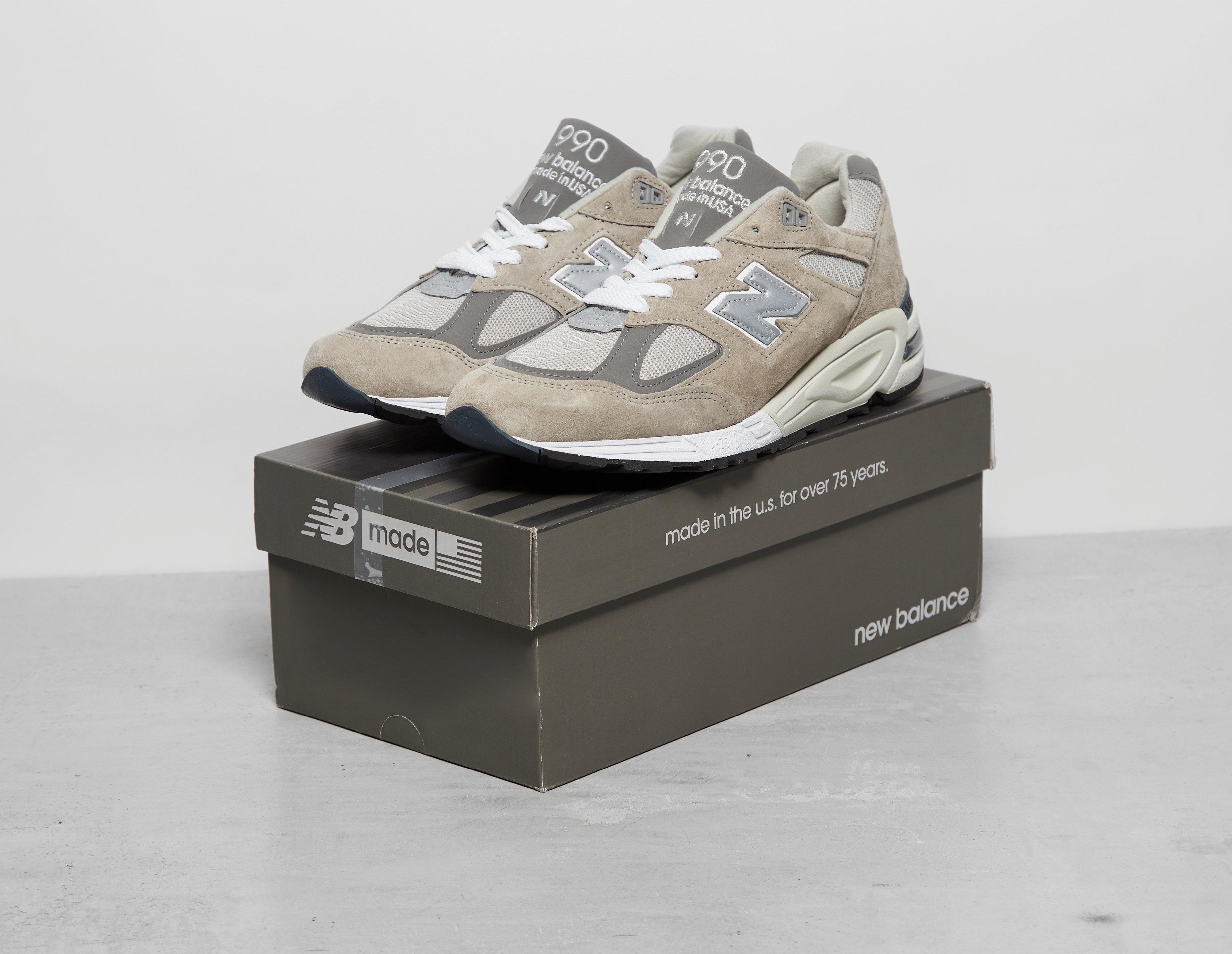 HealthdesignShops | Grey New Balance 990v2 Made in USA | New