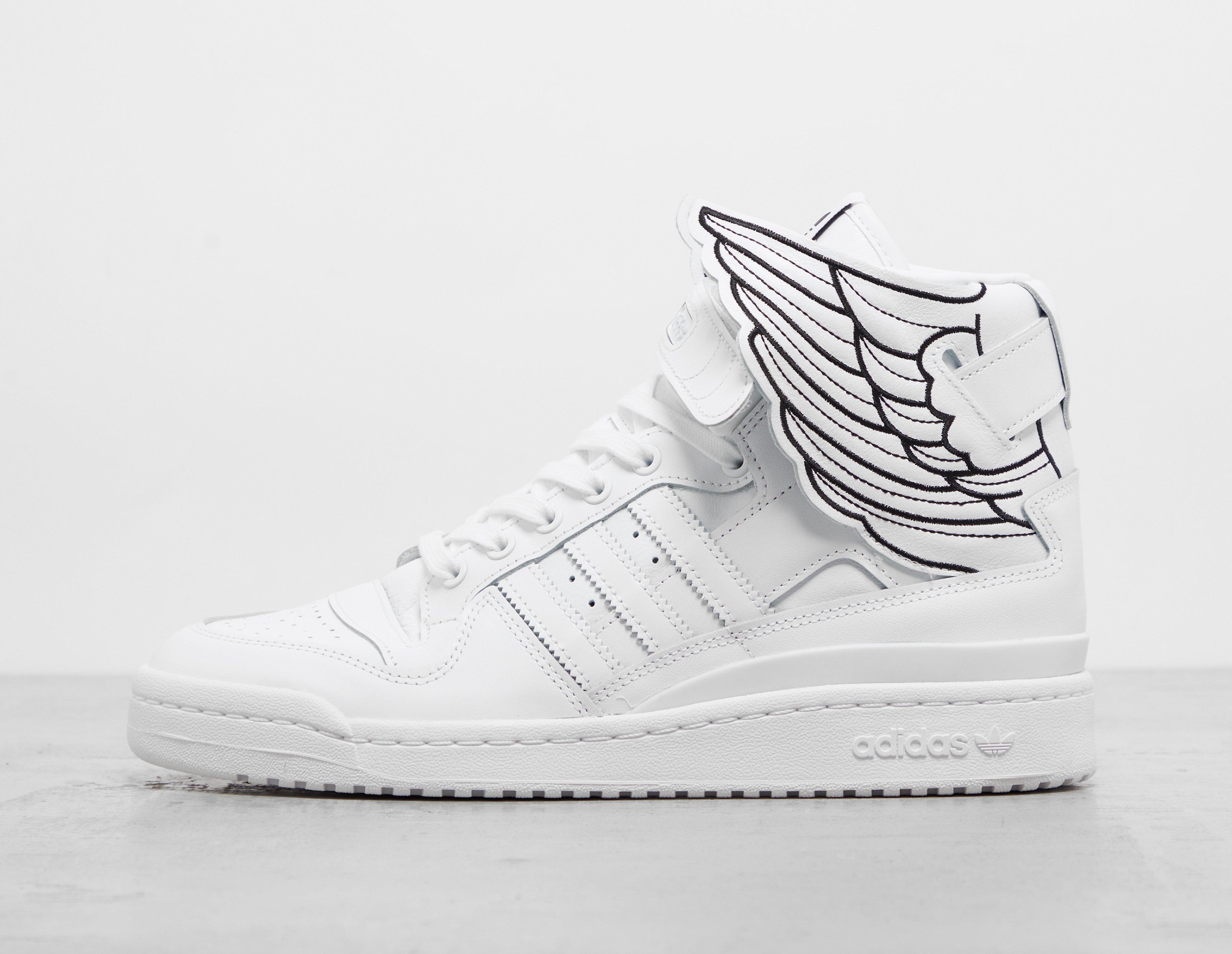 White espanol adidas Originals x Jeremy Scott Forum High Wings 4.0