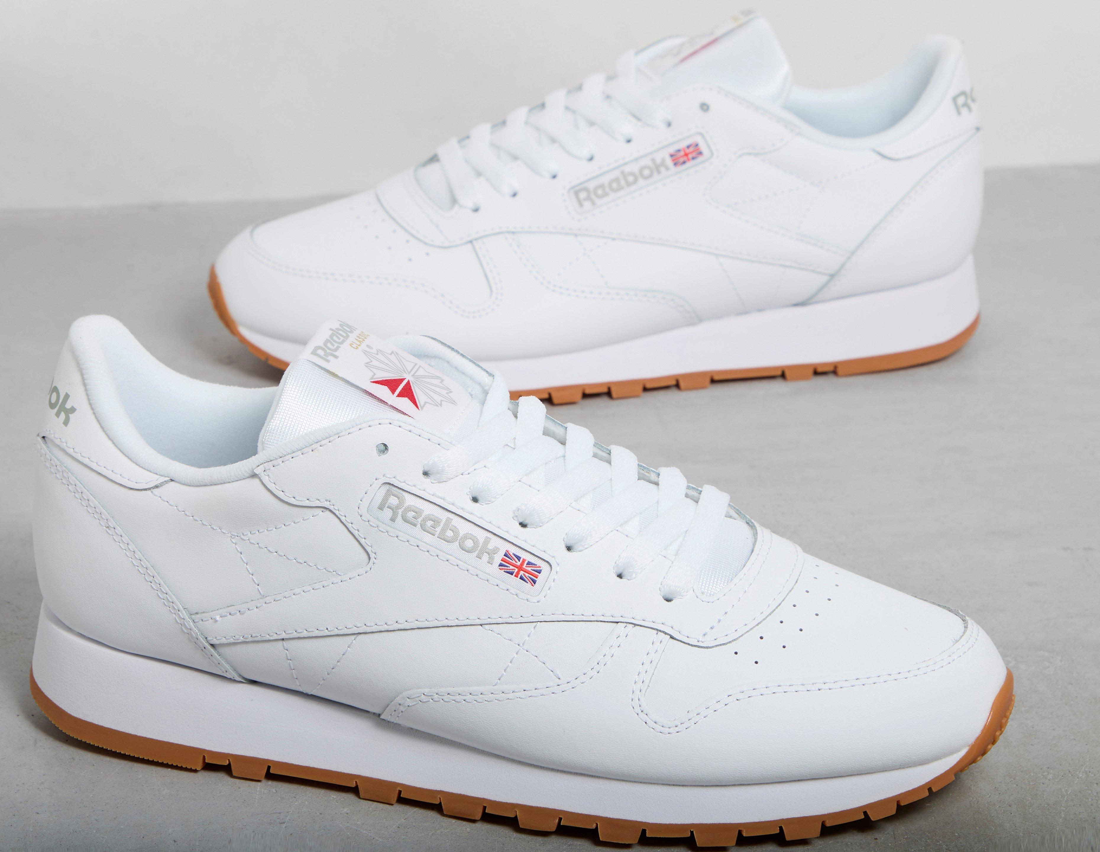 All white reebok classics online