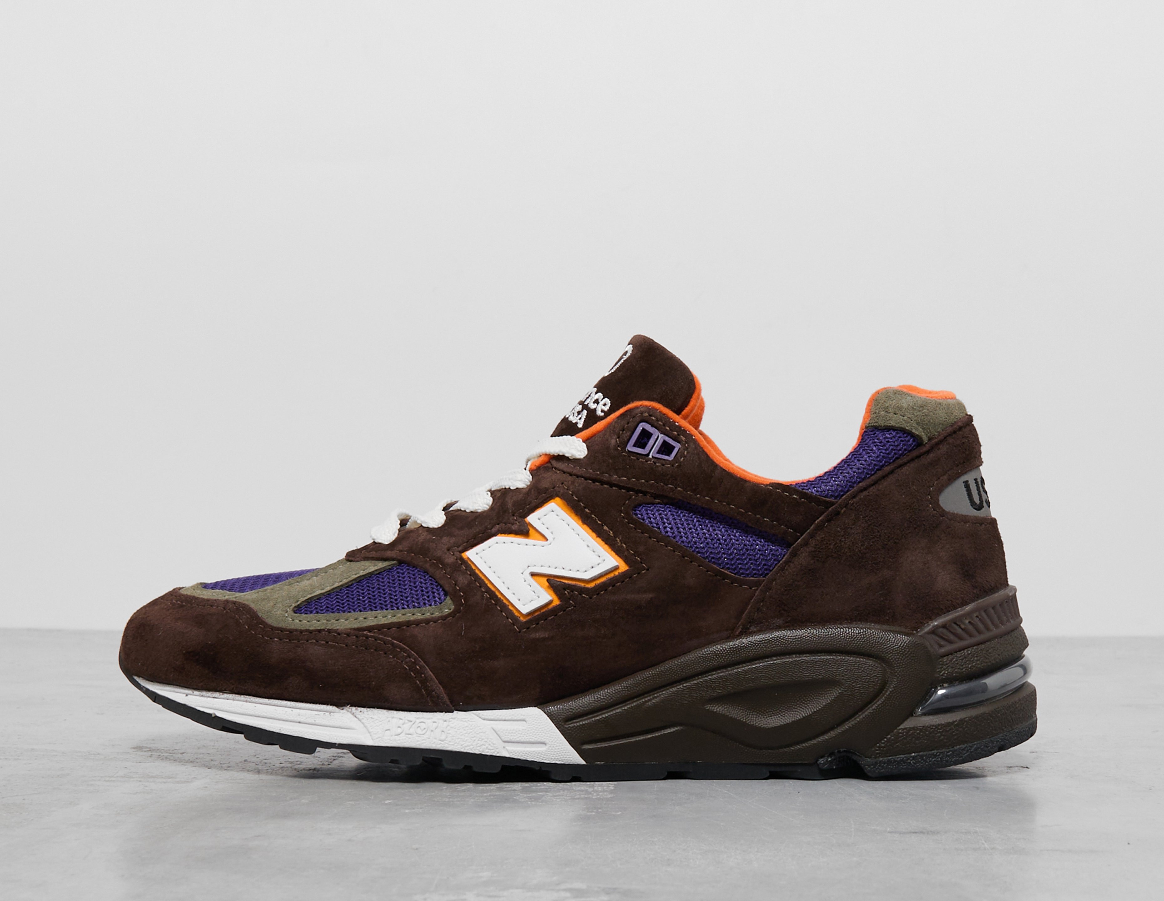 Brown New Balance 990v2 Made in USA Women's