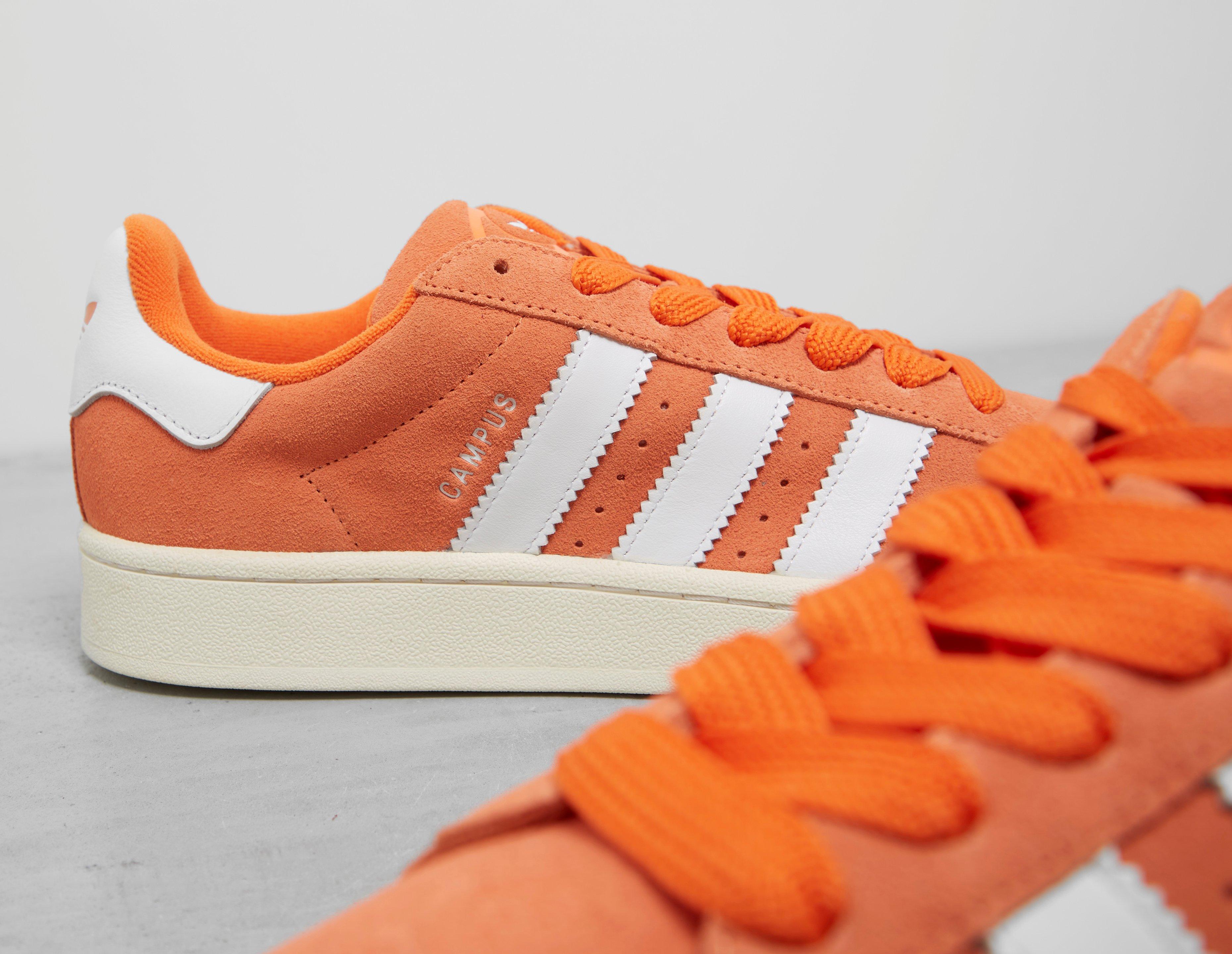 Orange on sale adidas campus