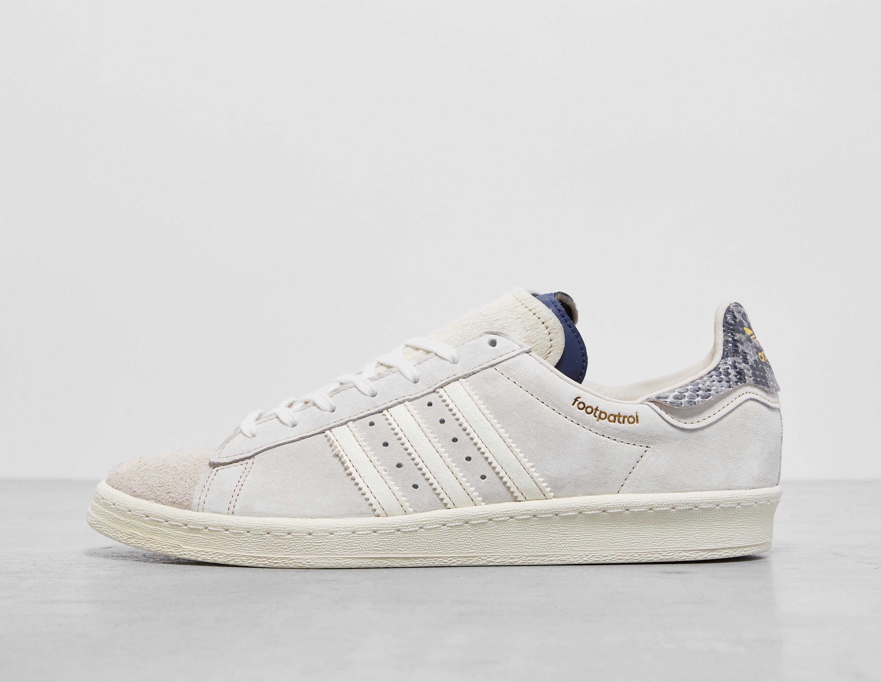 White adidas Originals x Footpatrol Campus 80s Women s Footpatrol