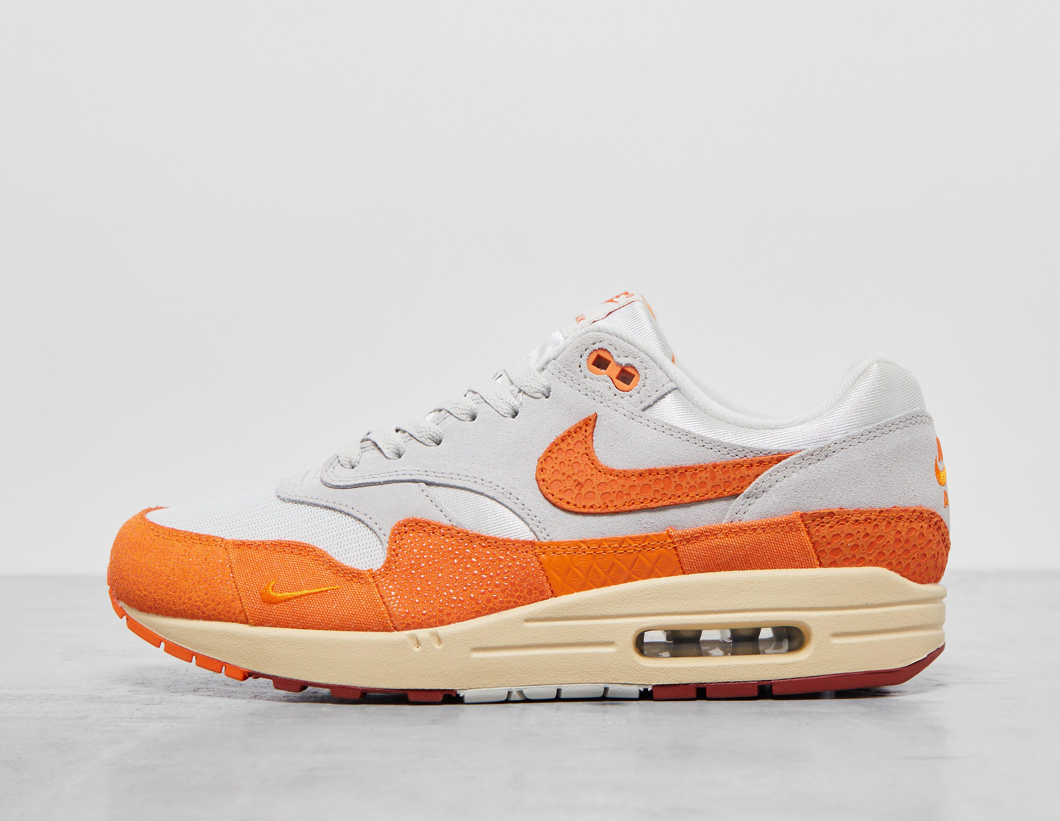 Orange Silver Black Ice Nike Air Max 1 HealthdesignShops