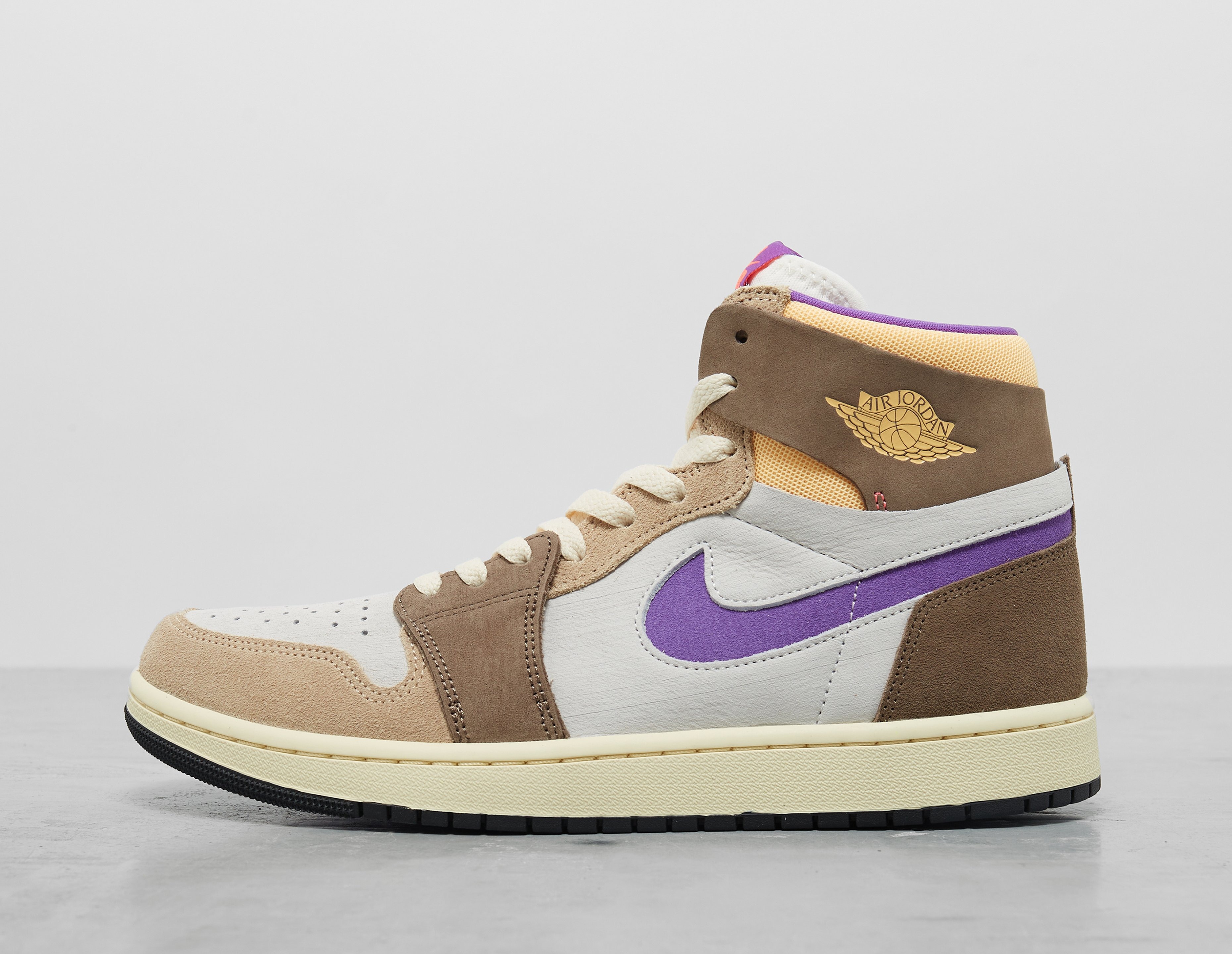 Air jordan 1 hot sale purple and gold