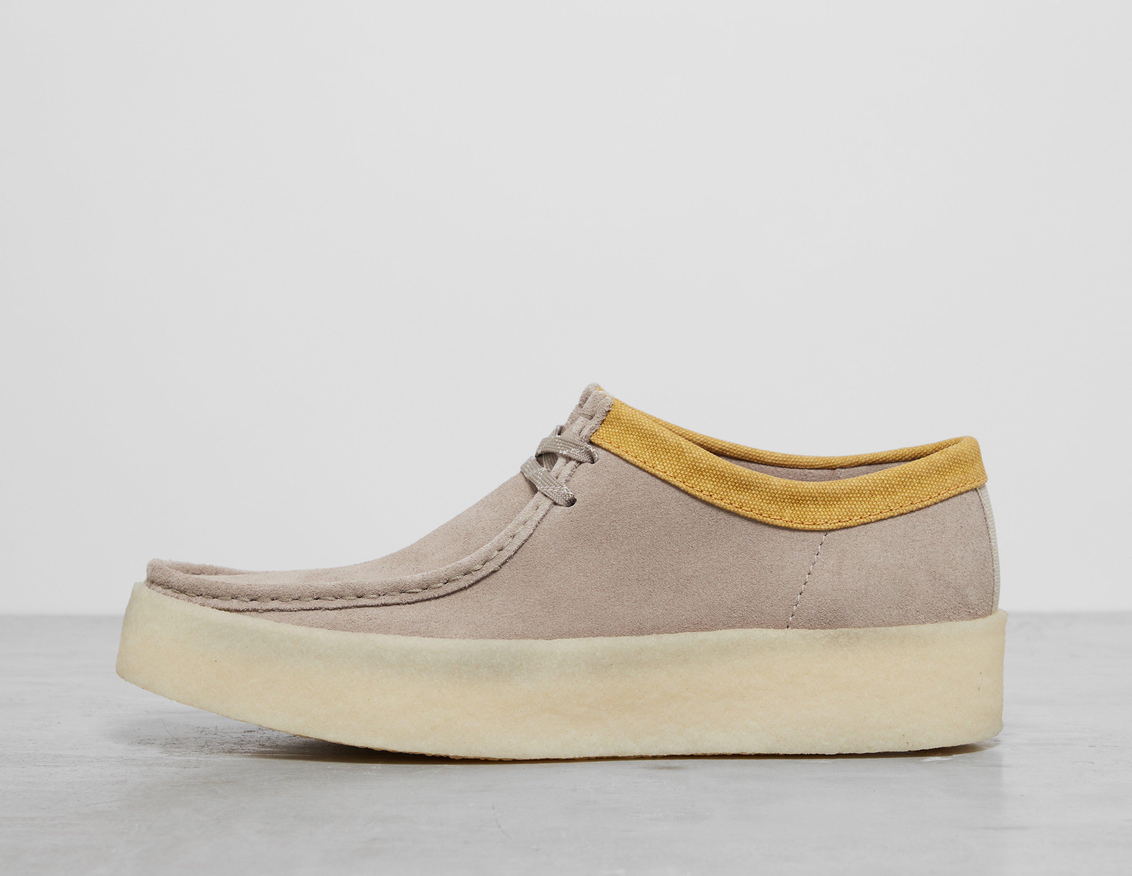 Clarks Originals wooden-beads suede boat shoes - Yellow