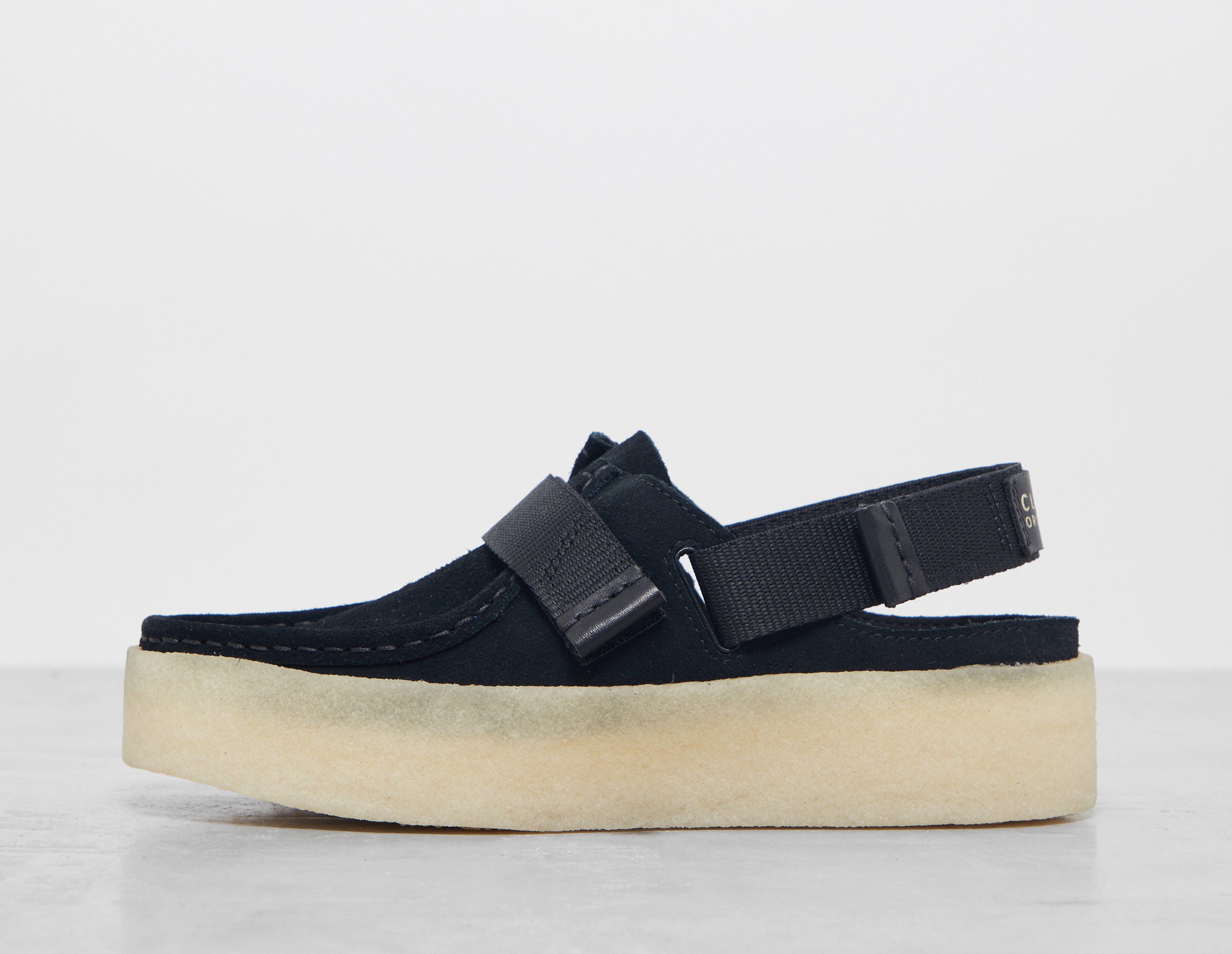 Black Clarks Originals Wallabee Cup Slingback Women's