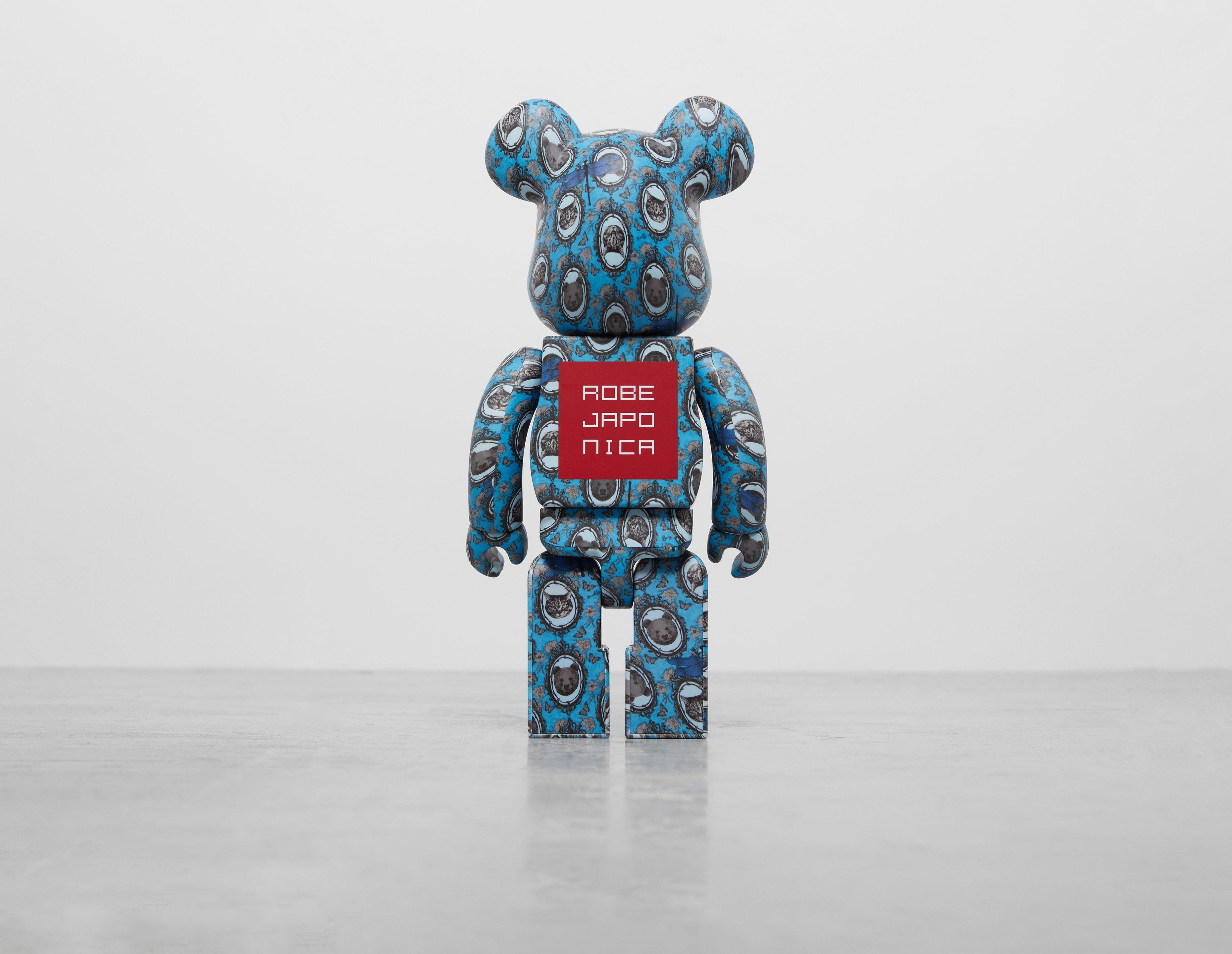 Blue Medicom BE@RBRICK Robe Japonica Mirror 100% 400% | Footpatrol