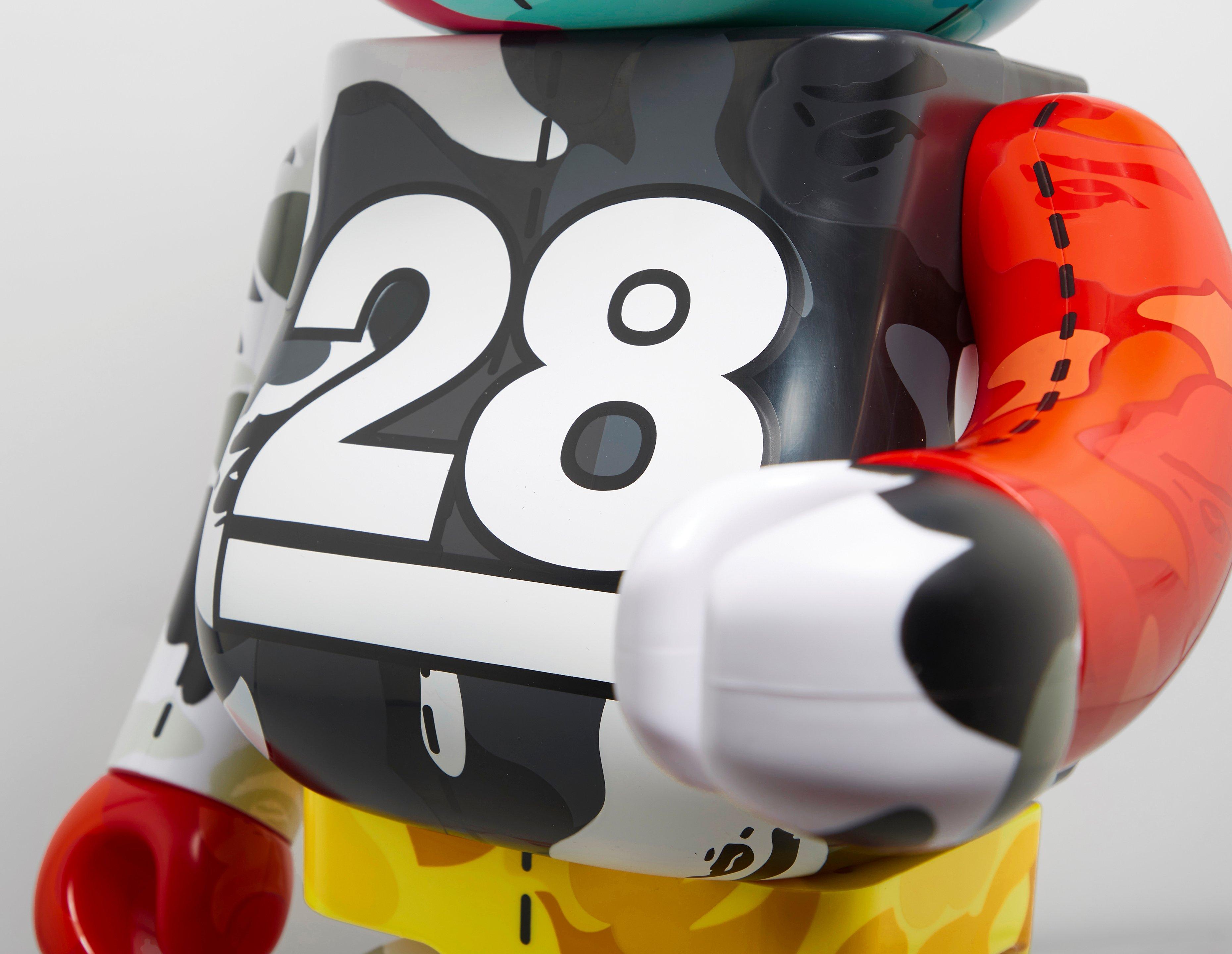 Bearbrick x BAPE 28th Anniversary Camo #3 1000%