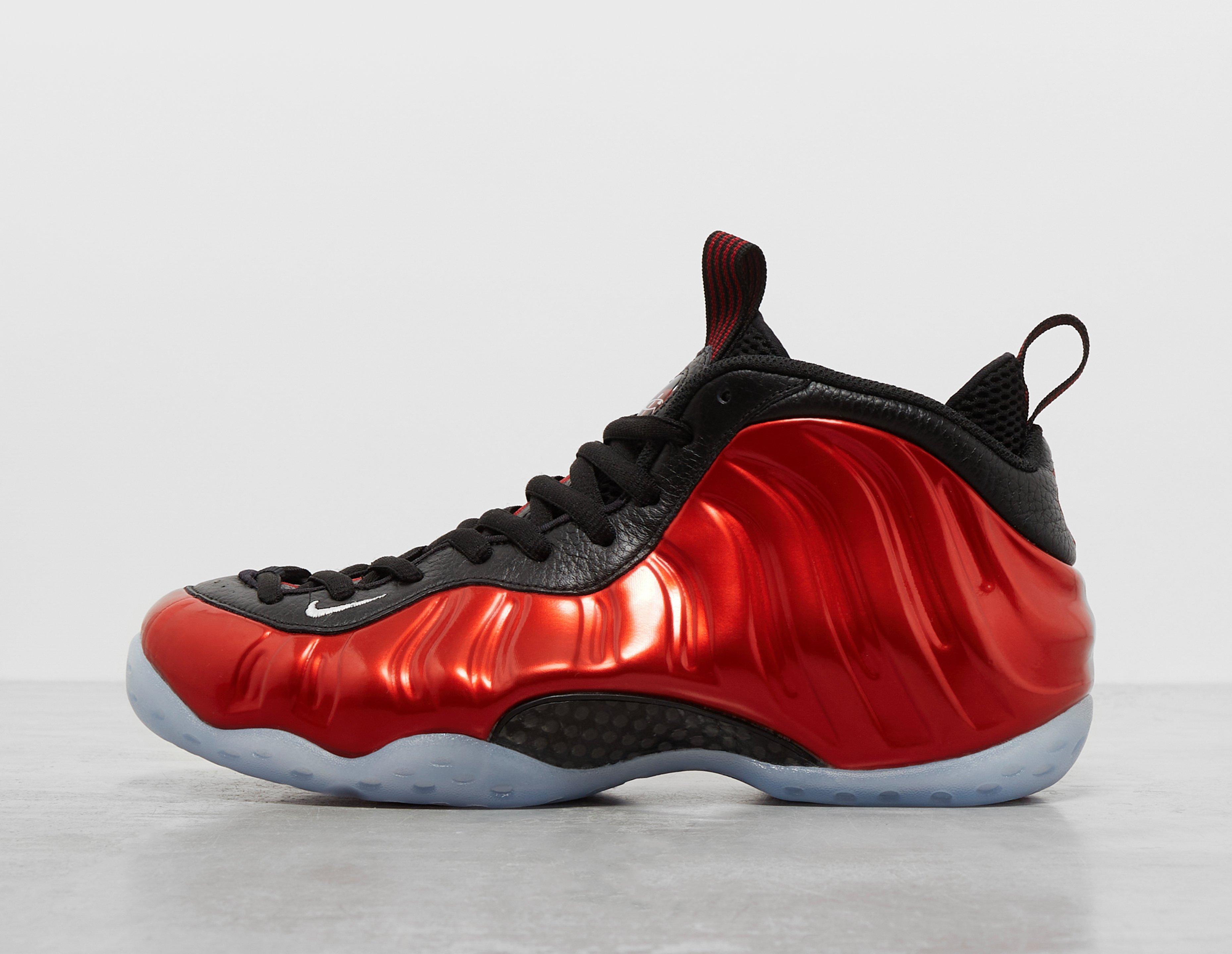 Nike foamposite top one rouge