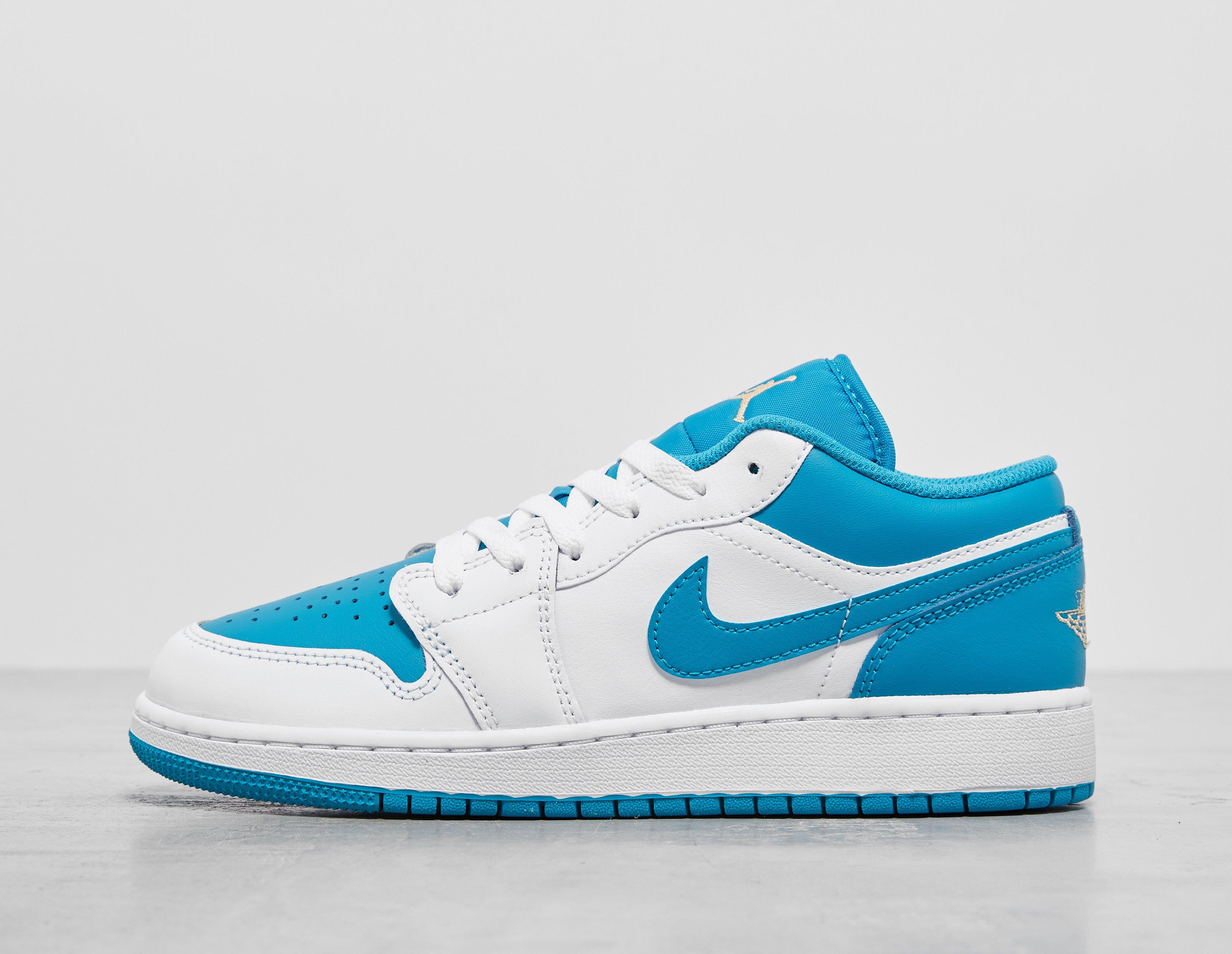 Blue Black Jordan Air 1 Low Junior's | HealthdesignShops