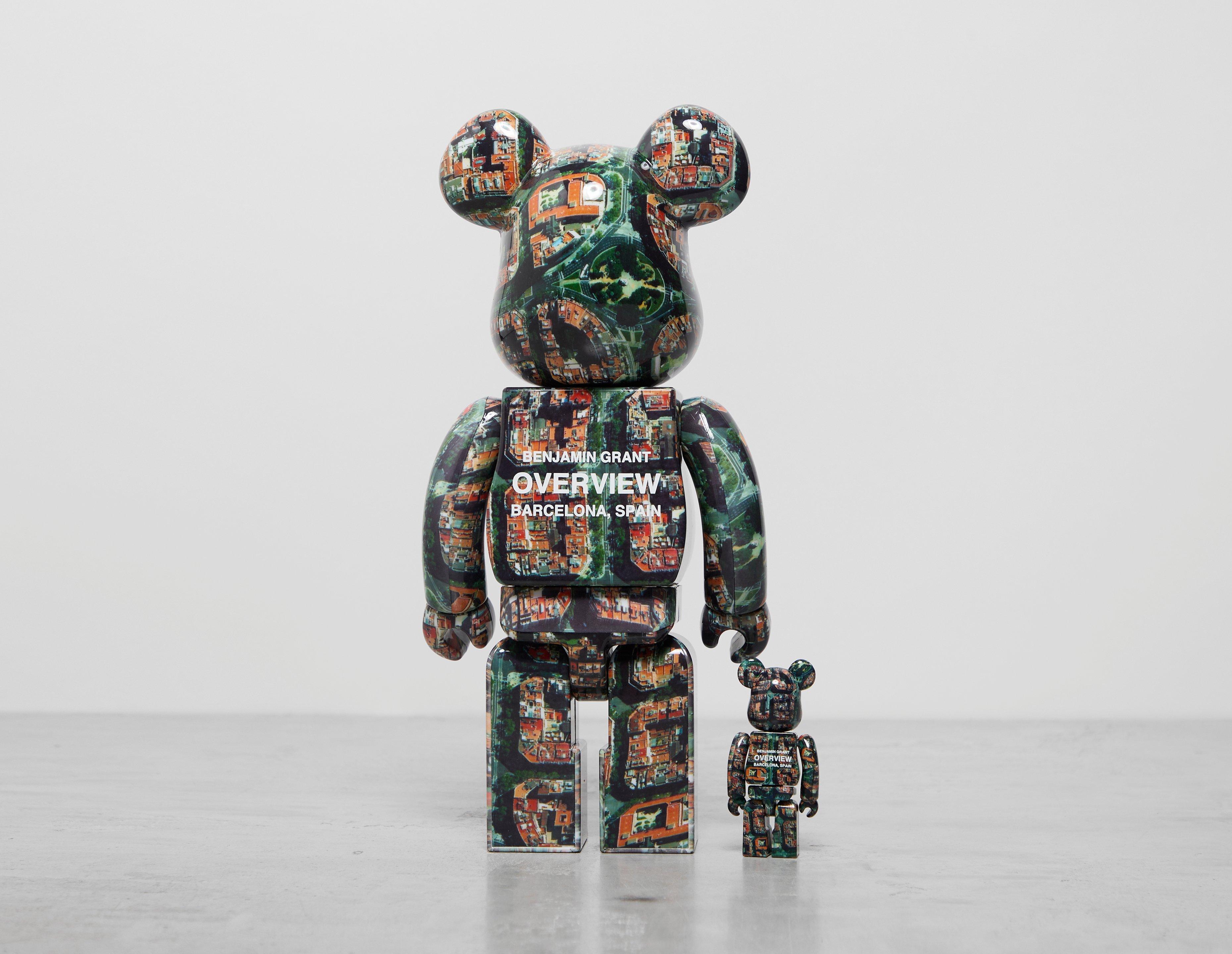 Black Medicom BE@RBRICK Benjamin Grant Barcelona 100% and 400