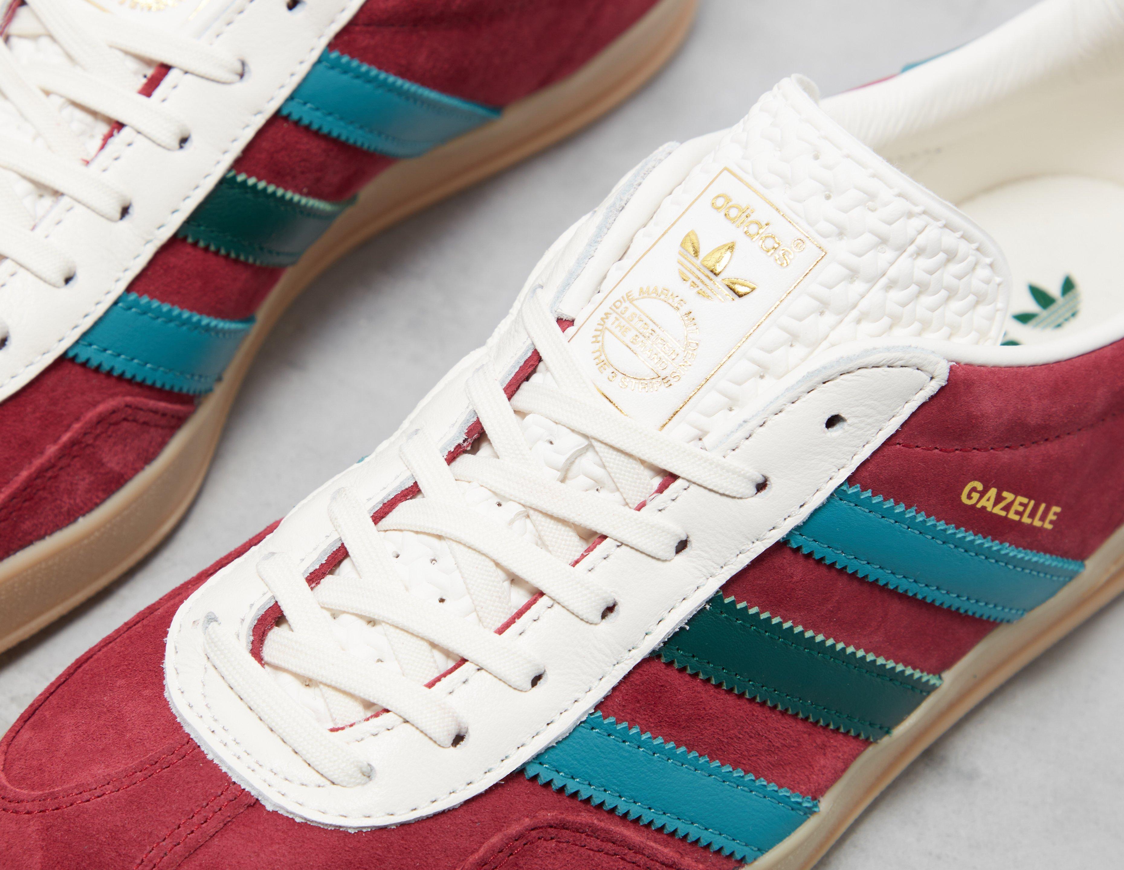 Adidas originals mens gazelle indoor trainers nomad outlet red/white