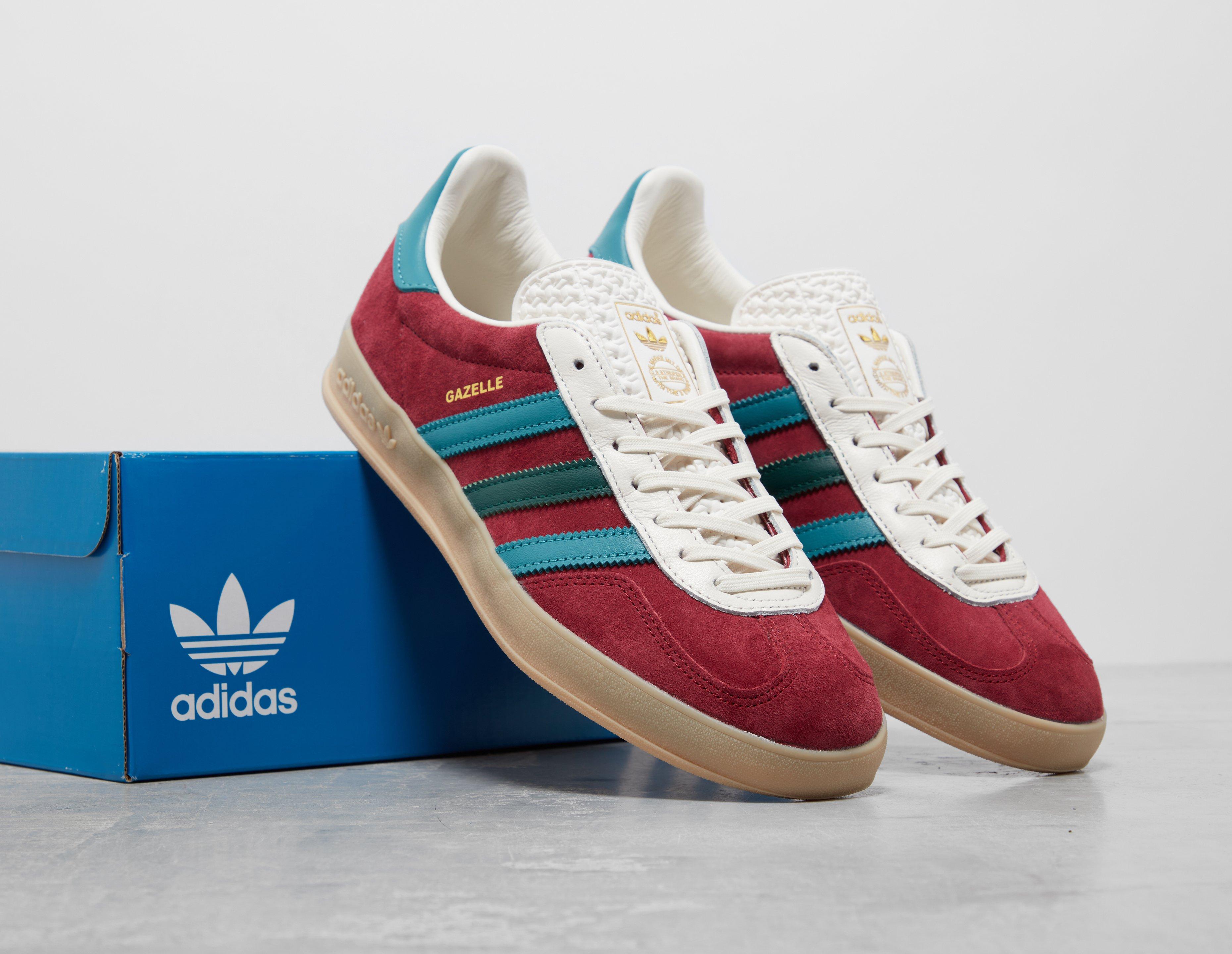 jd sports adidas gazelle claret and blue