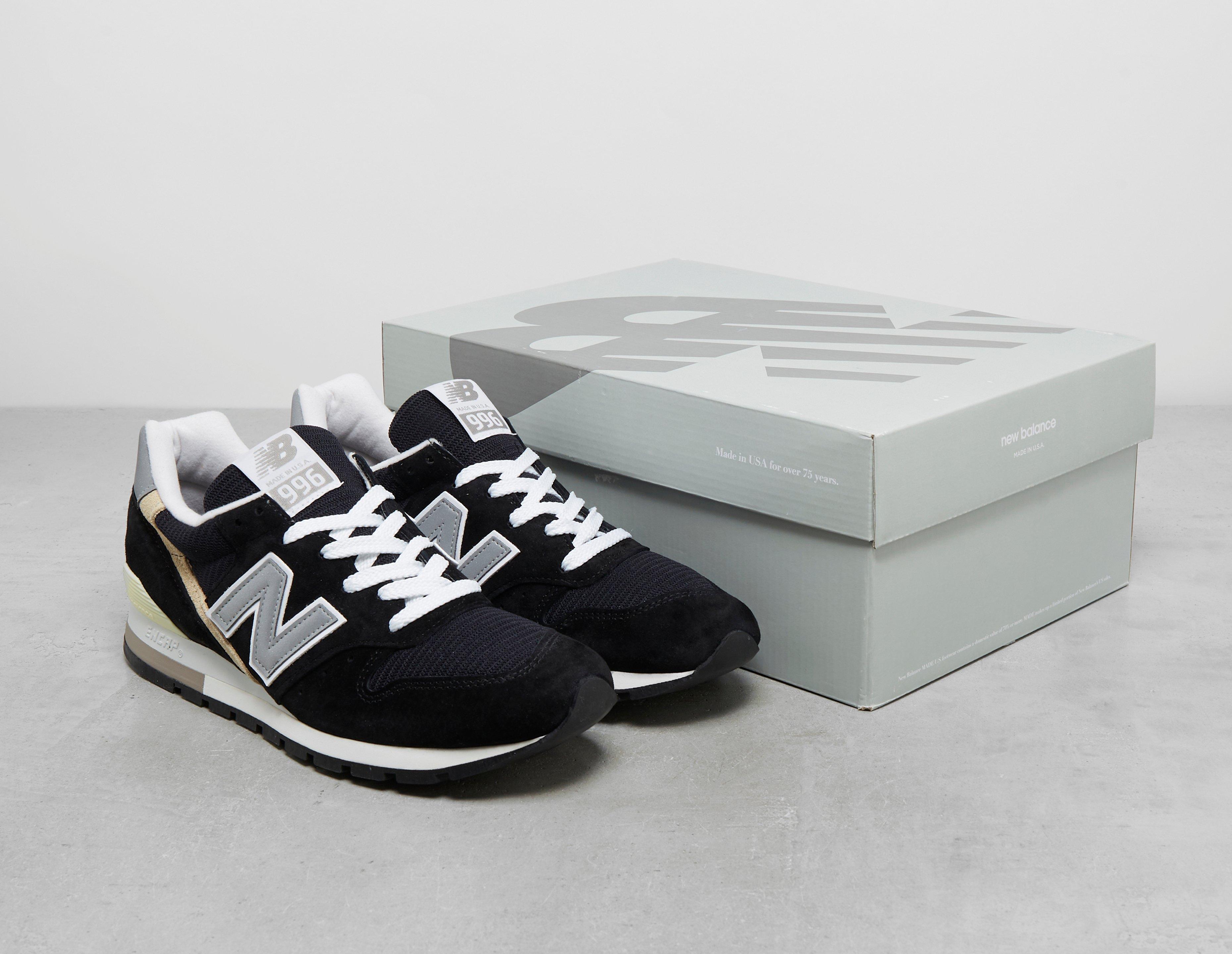 New balance 996 grey black on sale