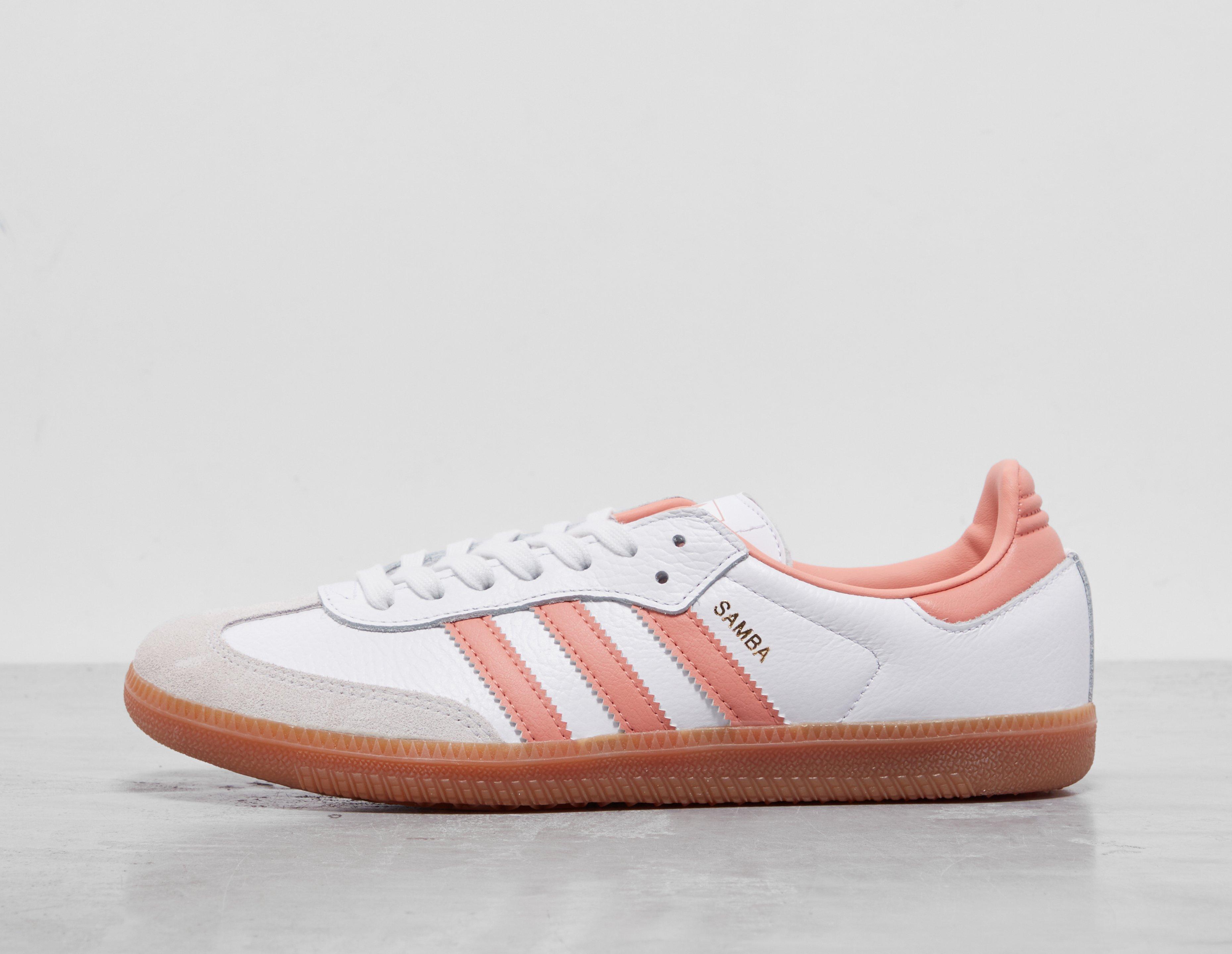 Adidas samba orange stripe sale