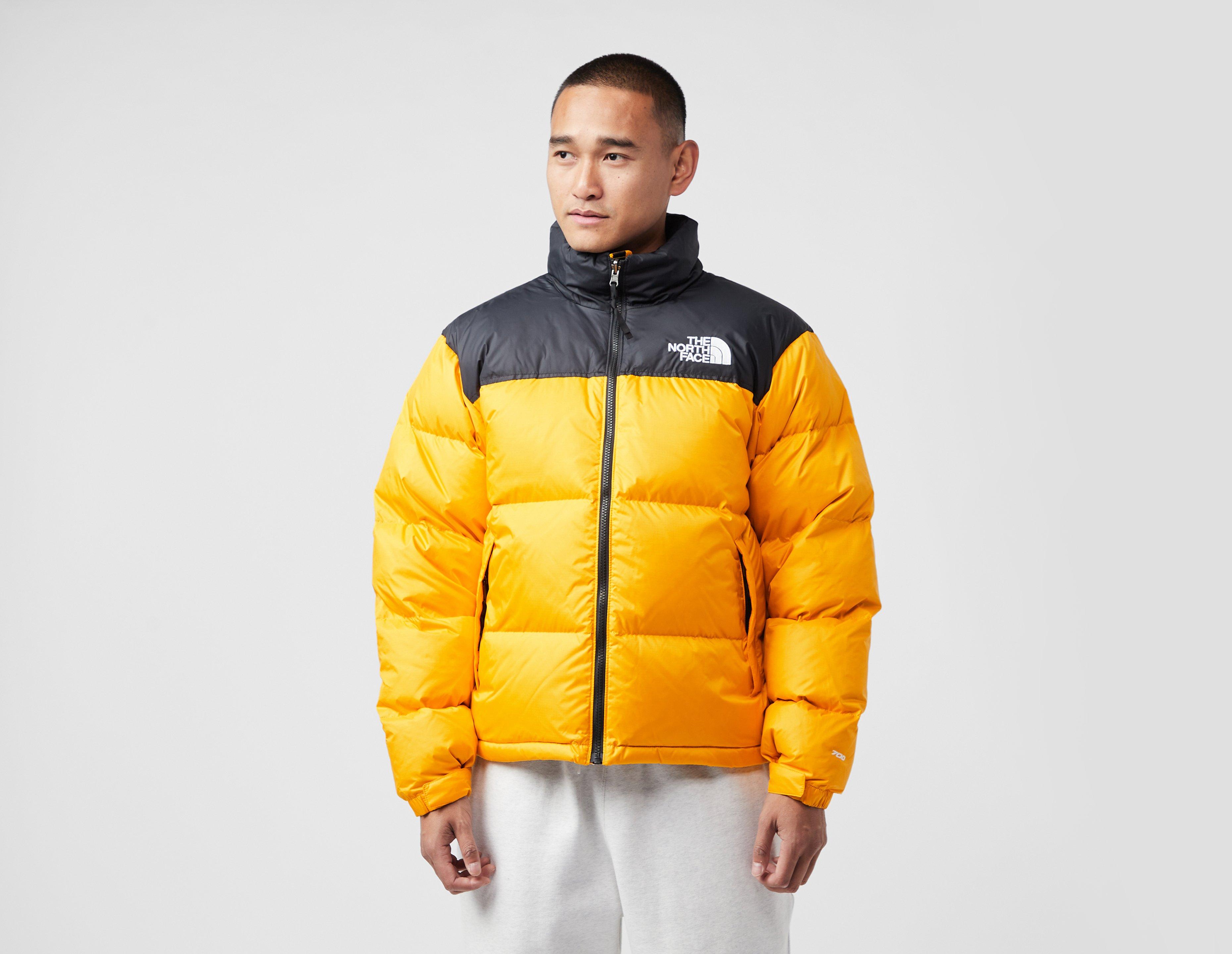 The north face nuptse jacket yellow sale