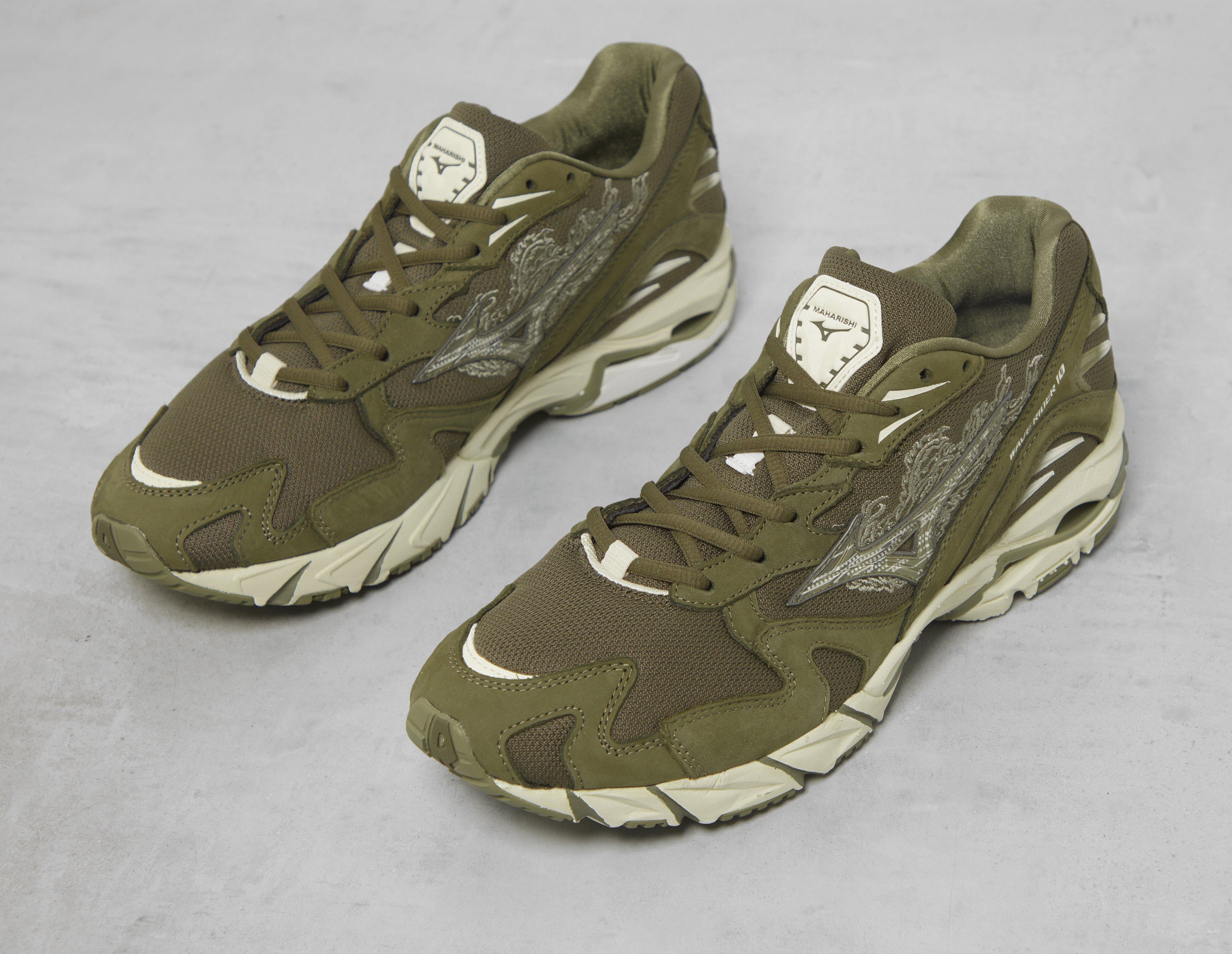 Maharishi Mizuno Wave Rider 10 Olive Release Date