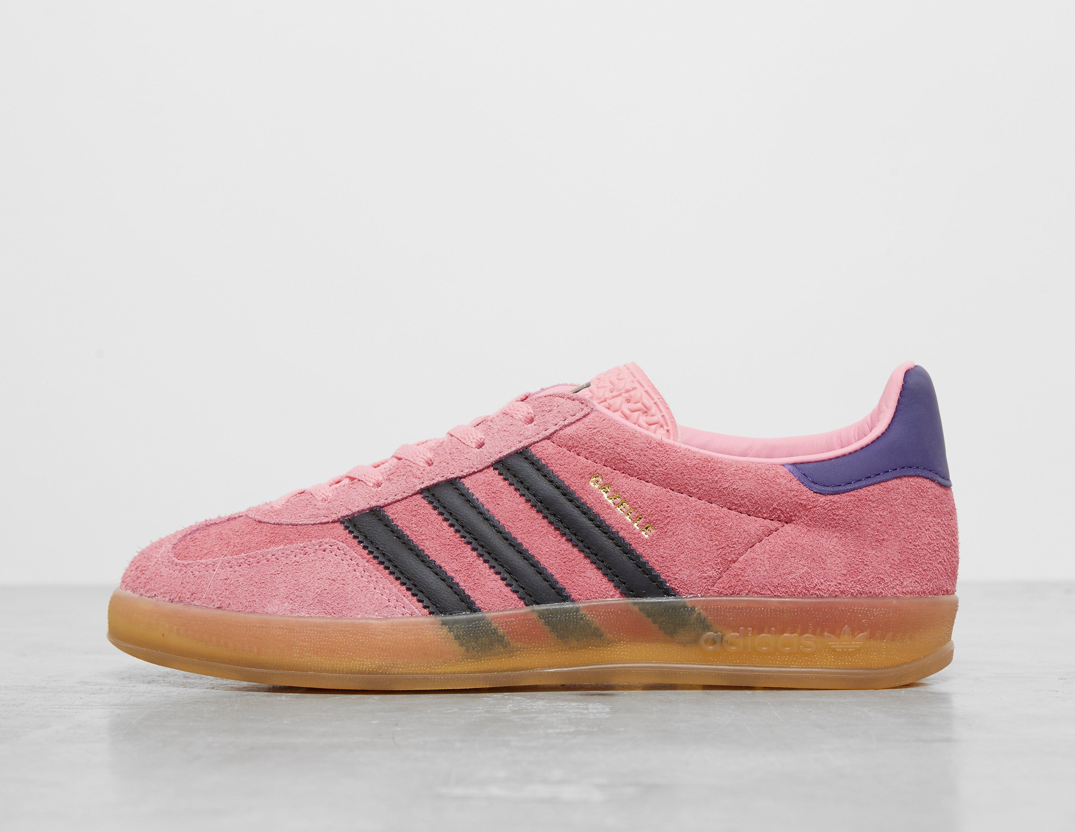 Adidas gazelle pink suede best sale