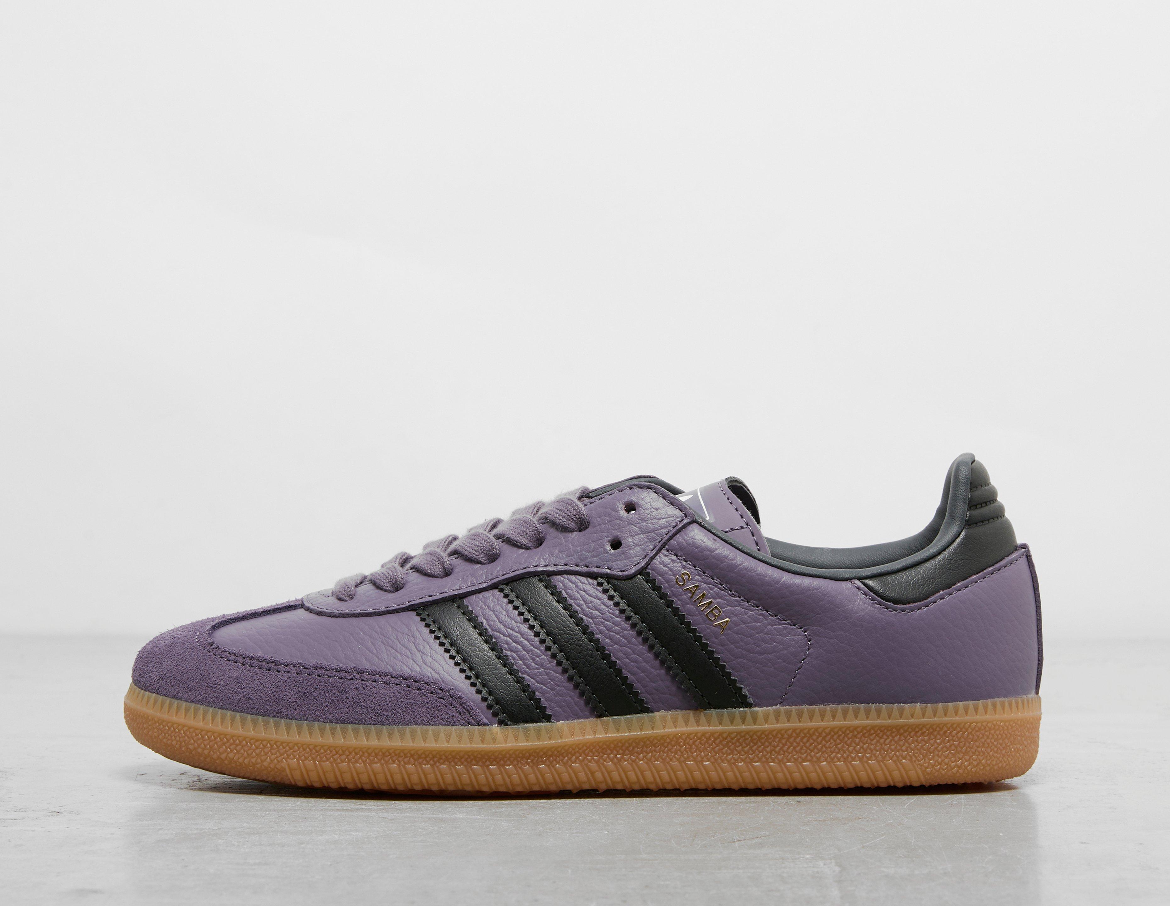 Original adidas on sale samba violet