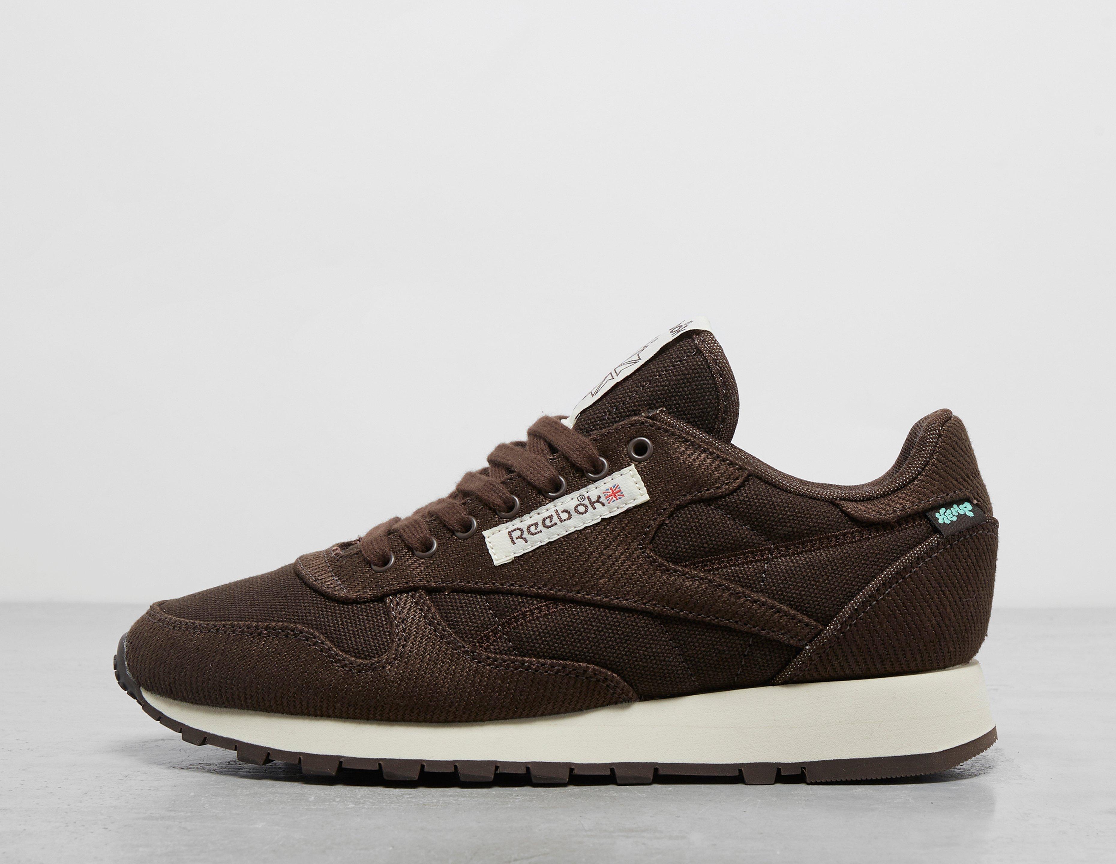 Reebok classic leather clearance mens brown