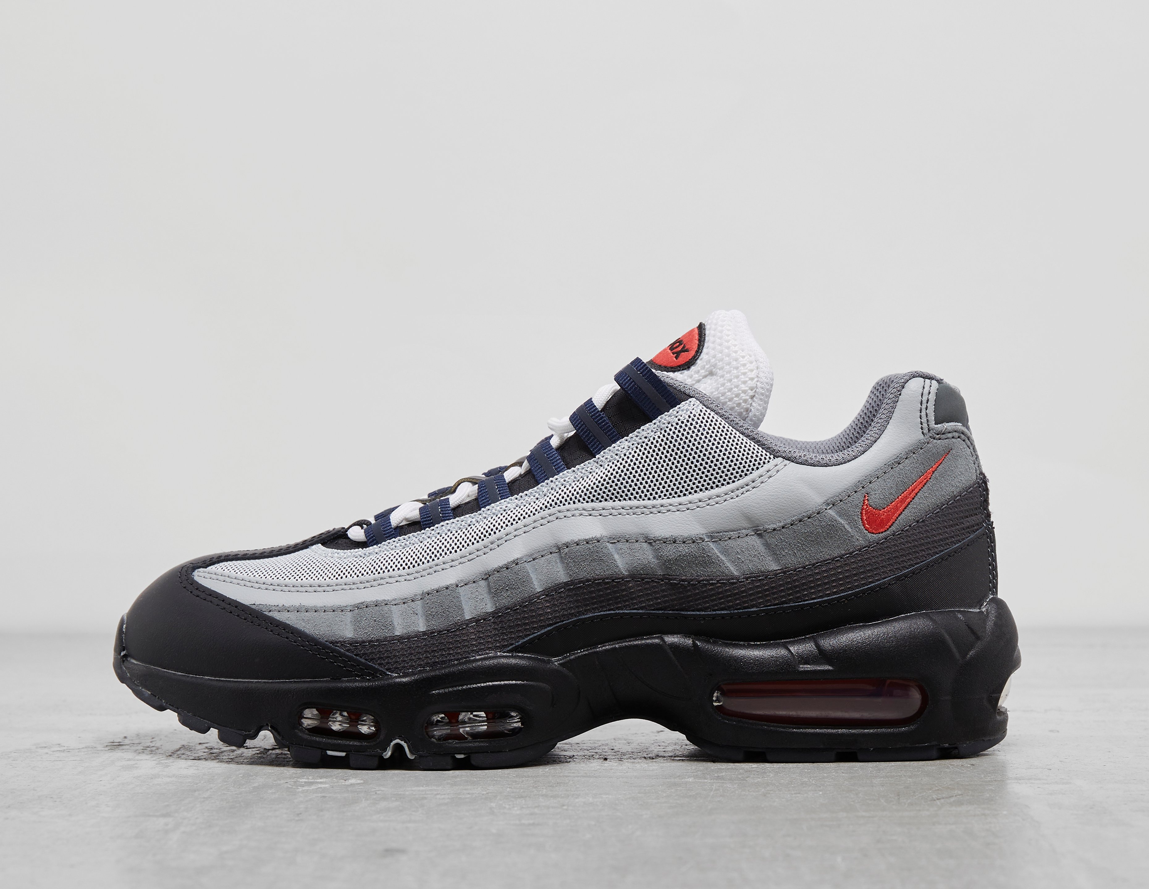 Air max 95 sale white black solar red