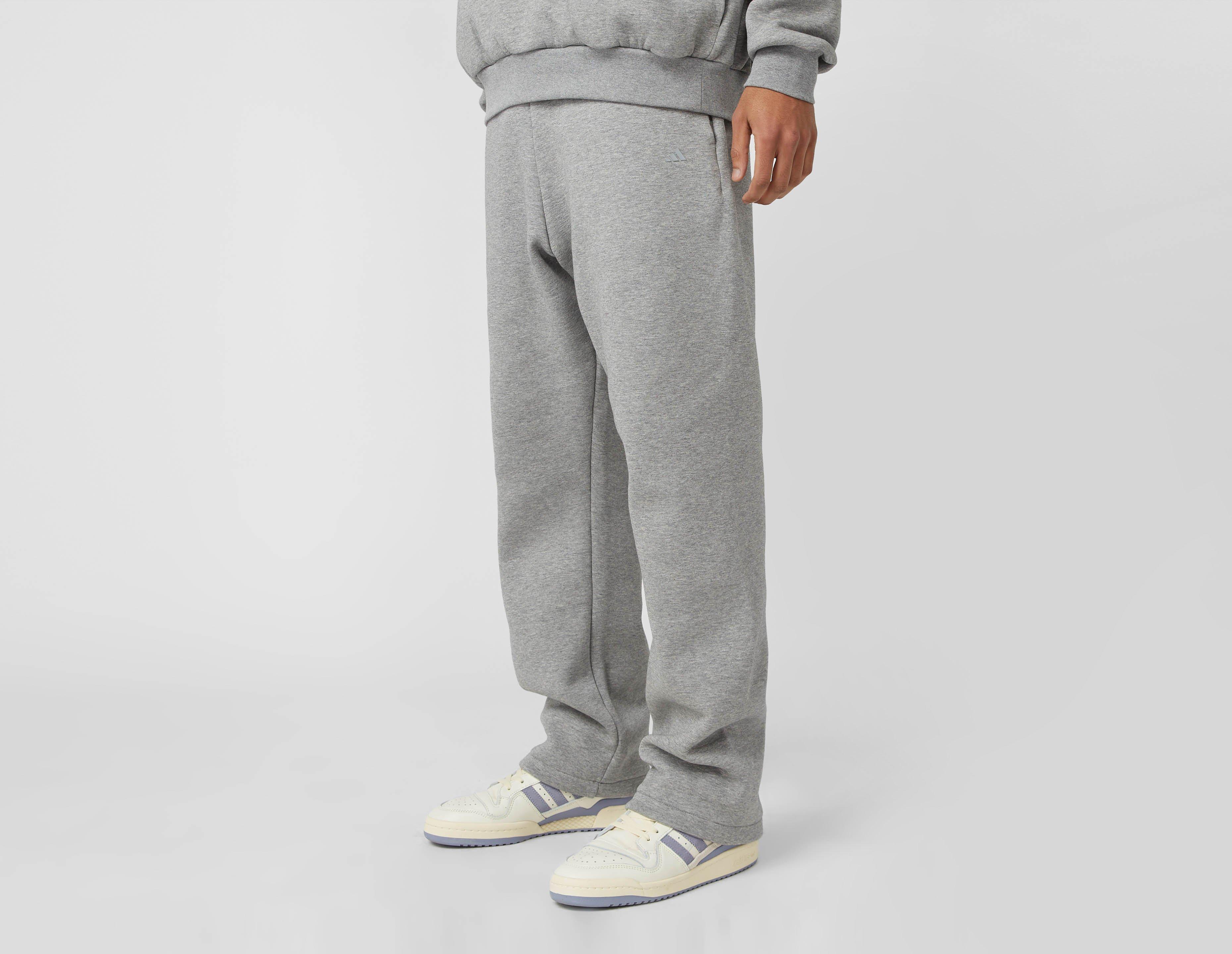 Grey adidas tracksuit discount bottoms